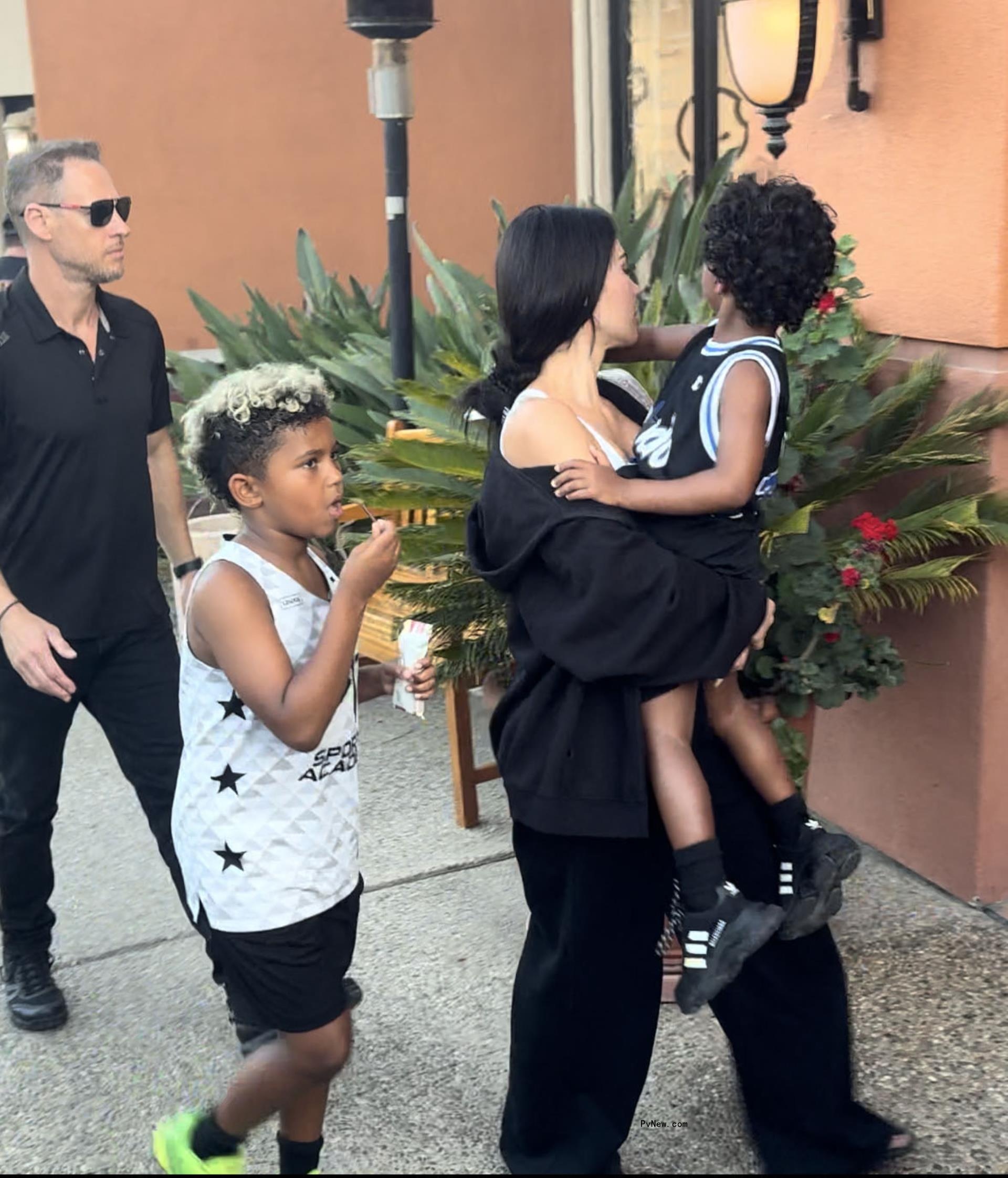 Kim Kardashian and kids