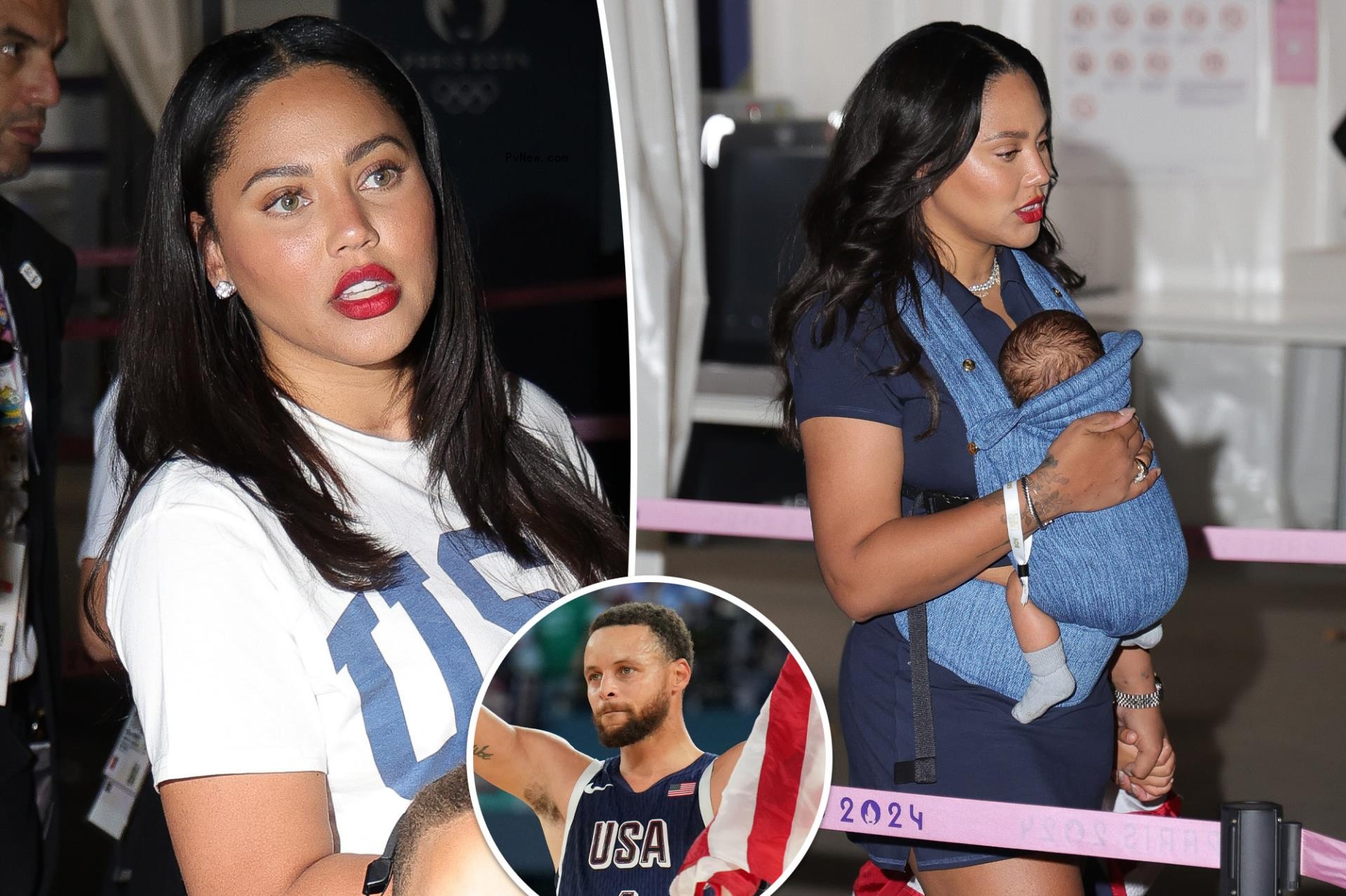 Stephen Curry’s wife, Ayesha, fights back tears amid co<i></i>nfrontation with Paris police after US men’s basketball wins gold