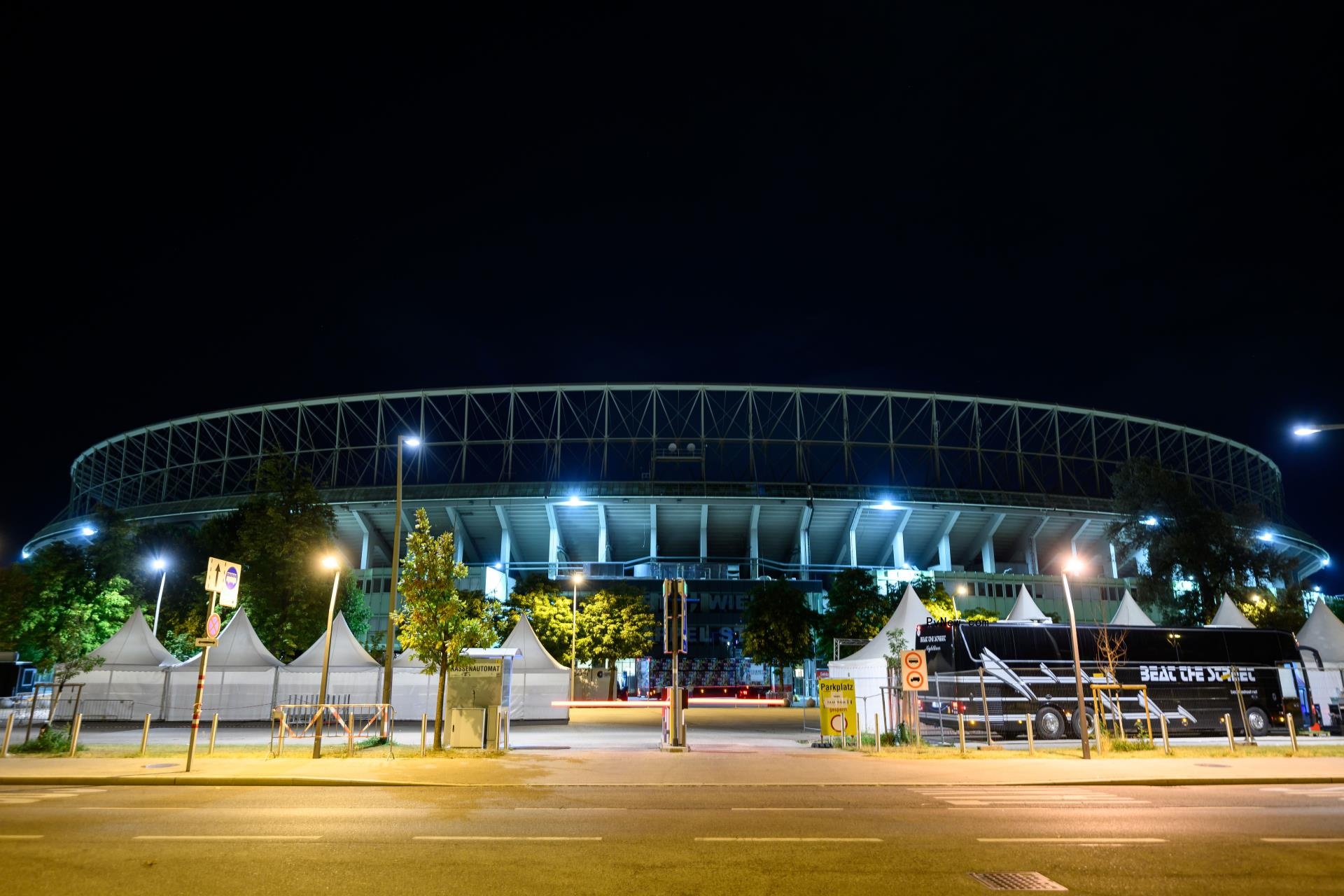 A view of Ernst Happel Stadium after the organizer canceled all three of Taylor Swift's co<i></i>ncerts due to the risk of an attack in Vienna, Austria.