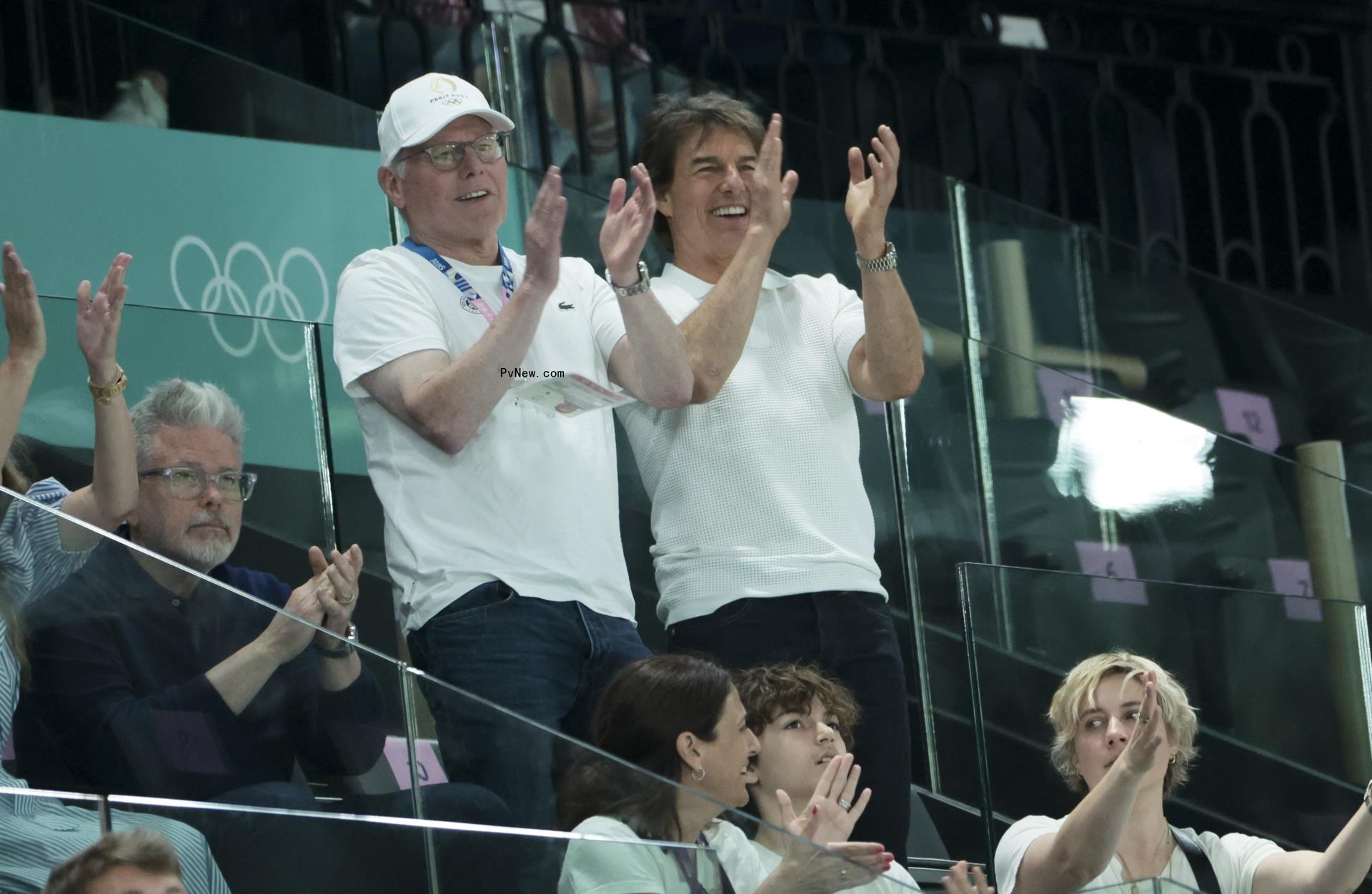 Tom Cruise attends day two of the Paris 2024 Olympic Games 