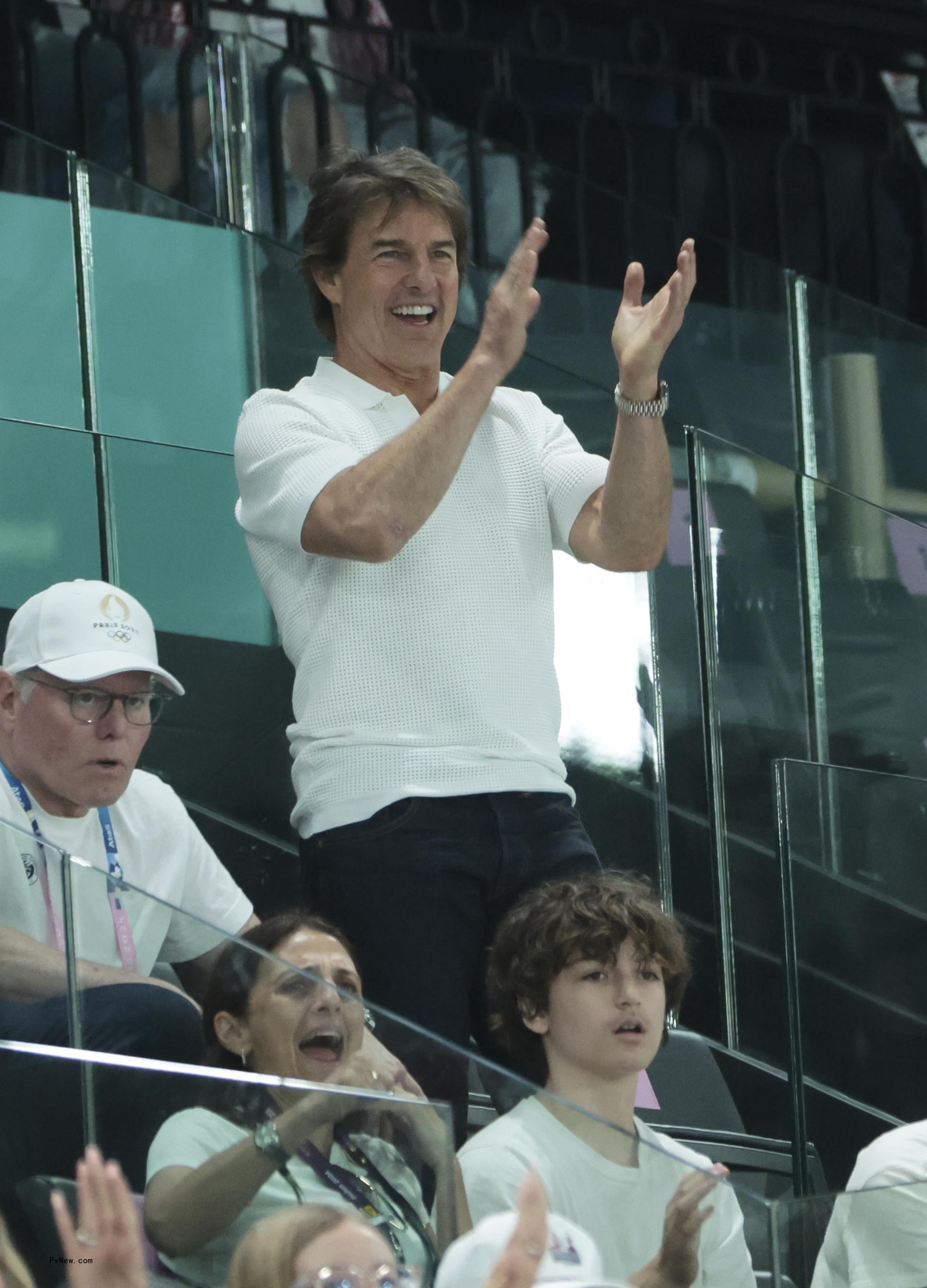 Tom Cruise attends day two of the Paris 2024 Olympic Games 