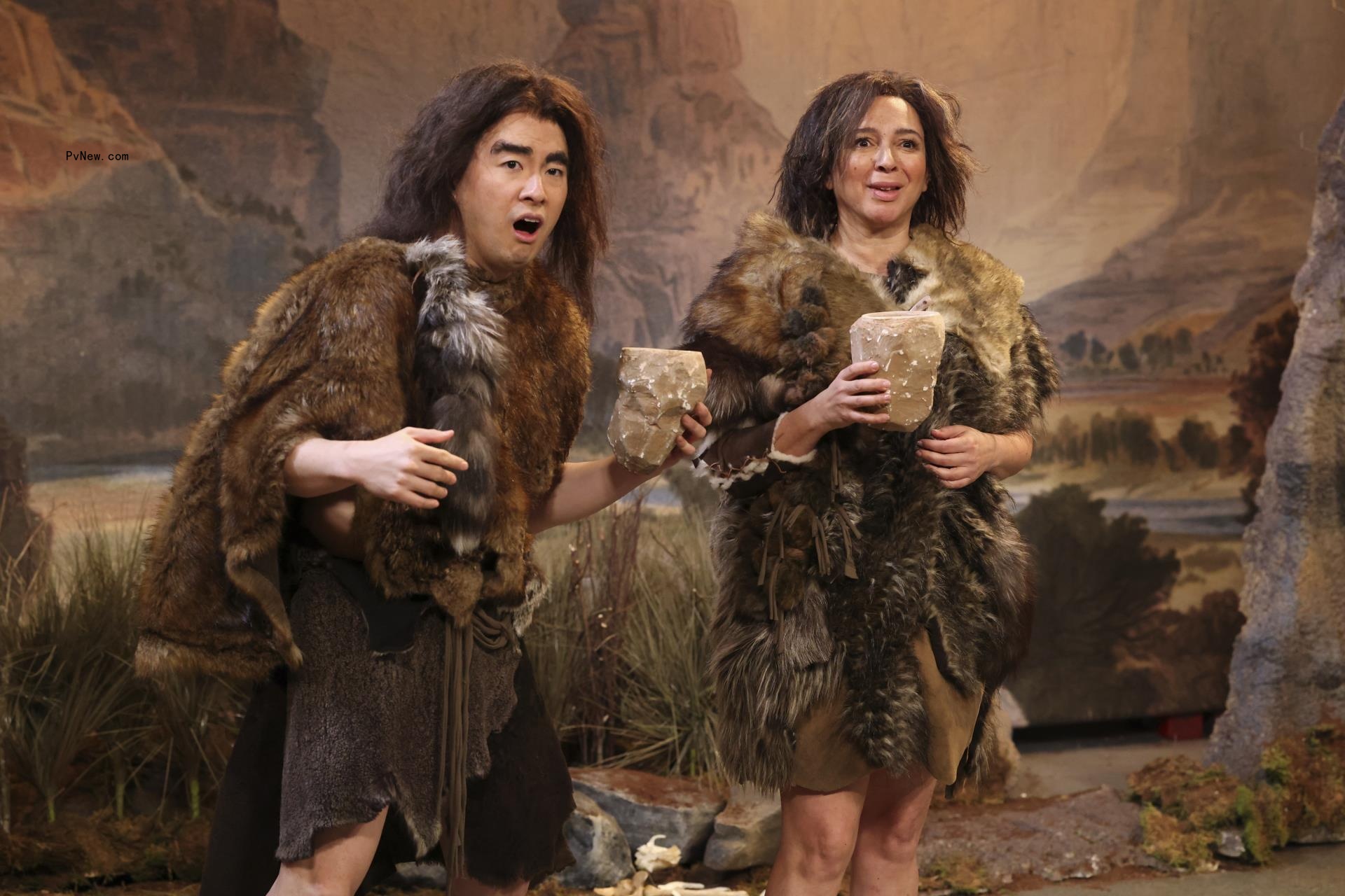 Bowen Yang and Maya Rudolph on 