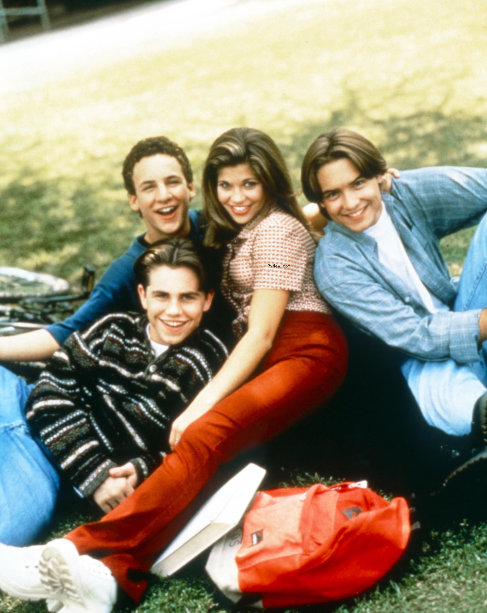 Rider Strong, Ben Savage, Danielle Fishel and Will Friedle