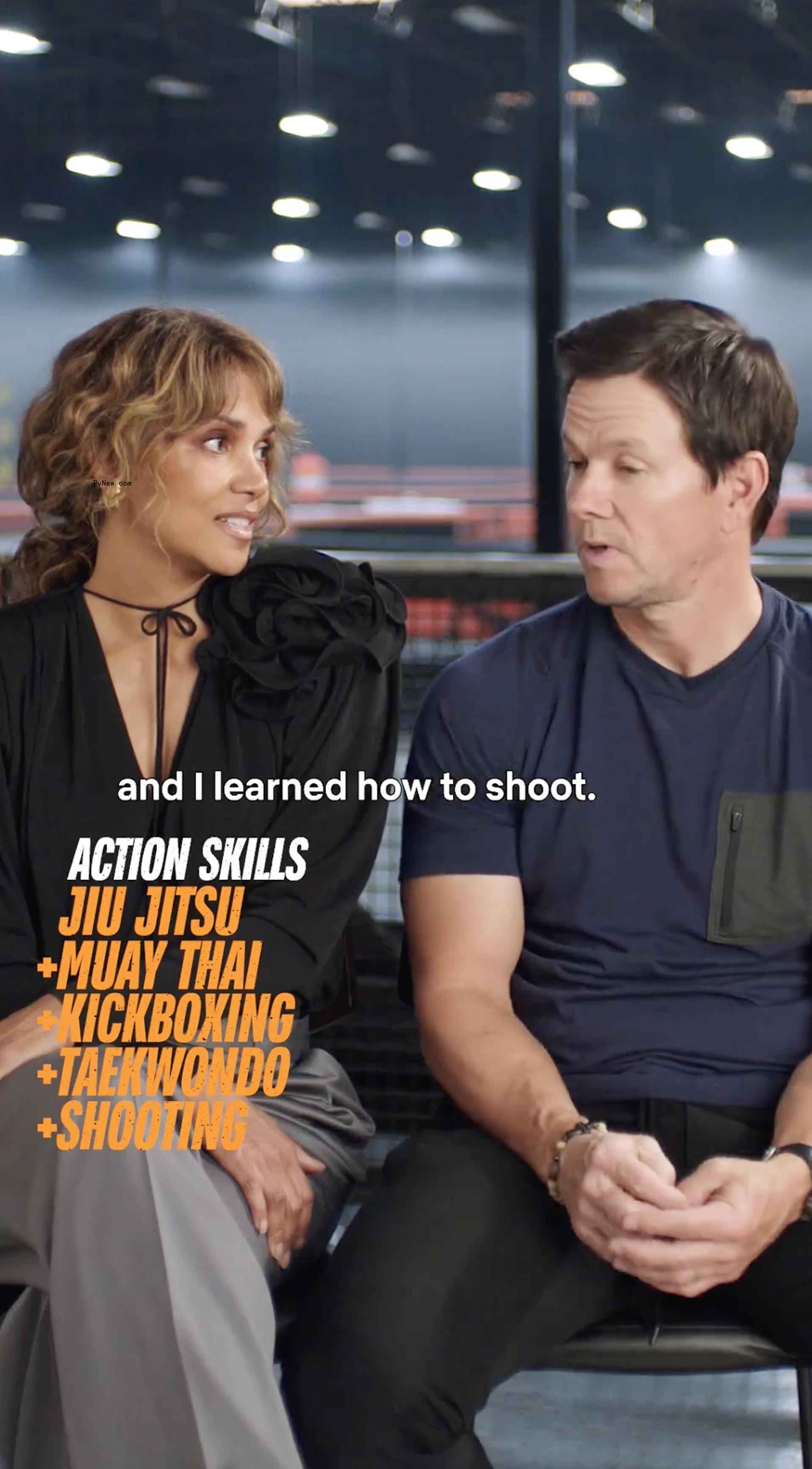 Halle Berry and Mark Wahlberg.