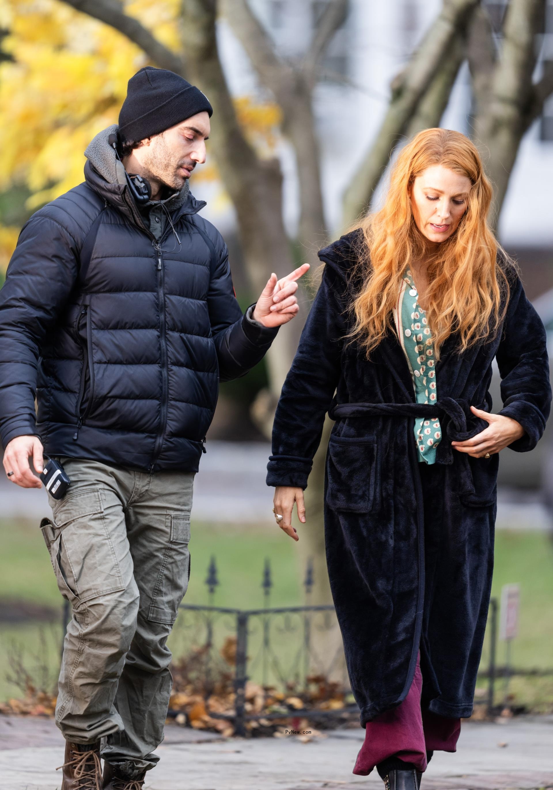  Blake Lively and Justin Baldoni spotted filming 'It Ends With Us' in Plainfield, New Jersey.