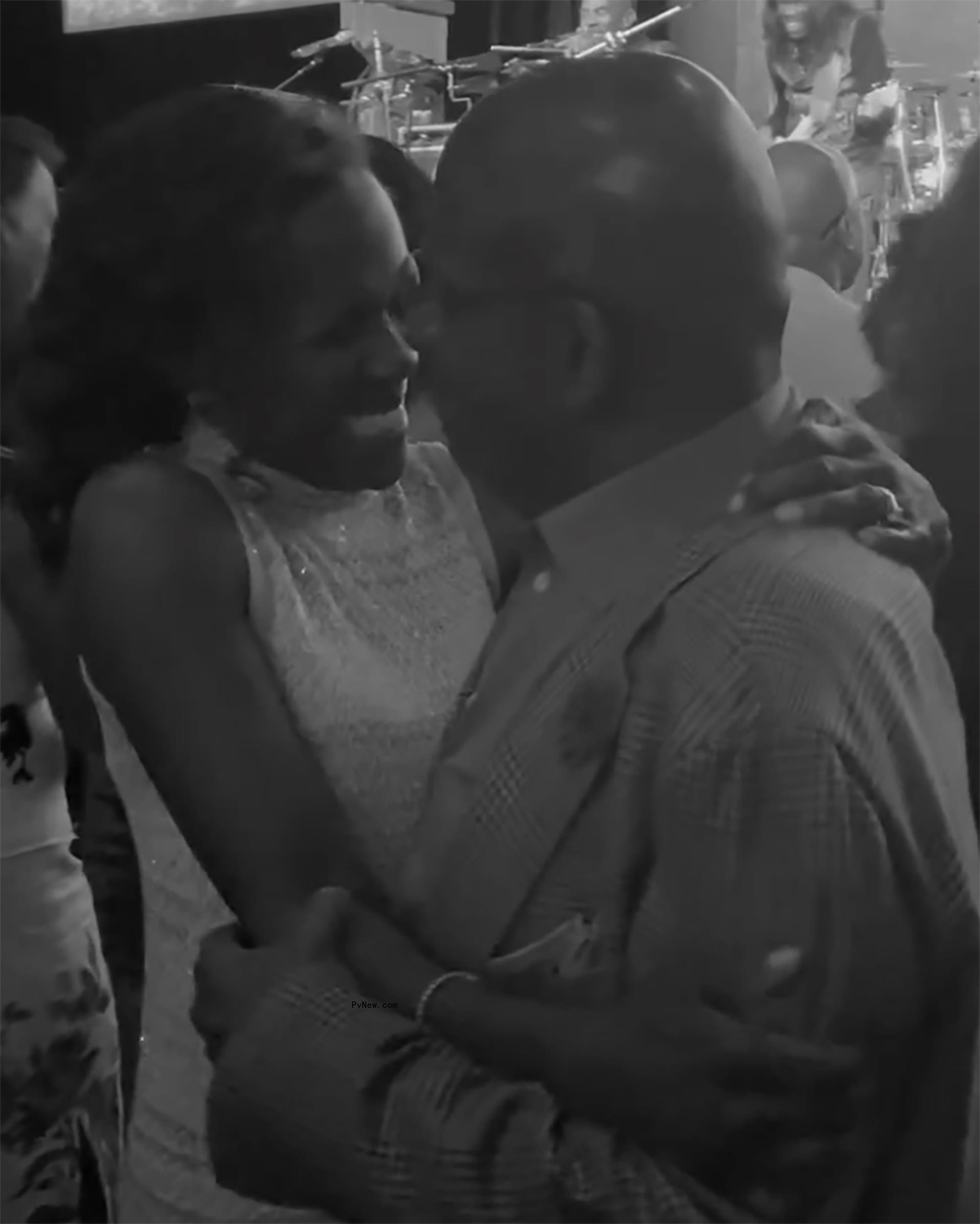 Al Roker and Deborah Roberts dancing together 