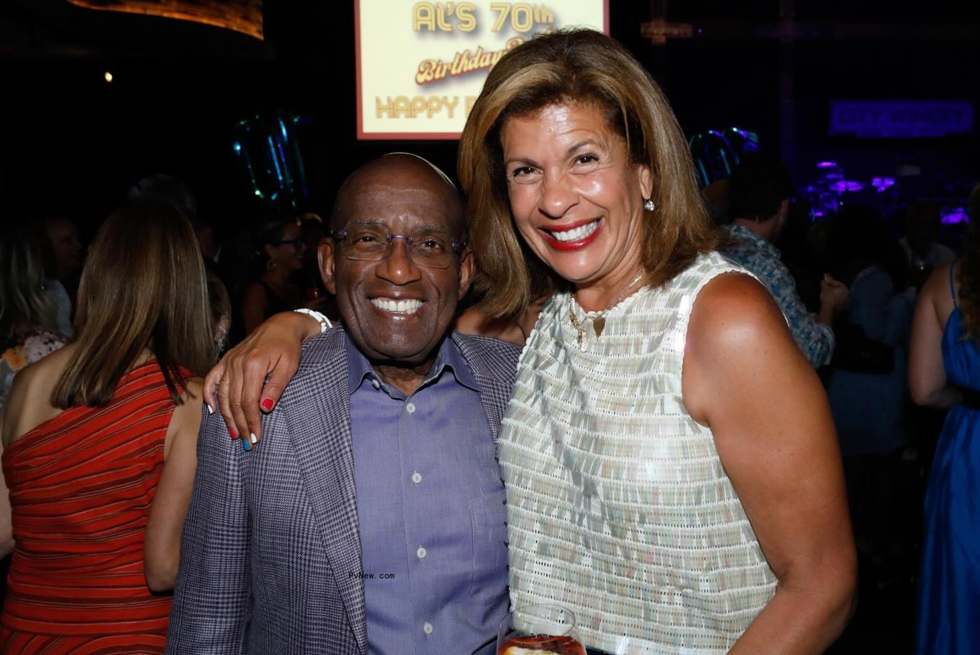 Al Roker and Hoda Kotb posing together