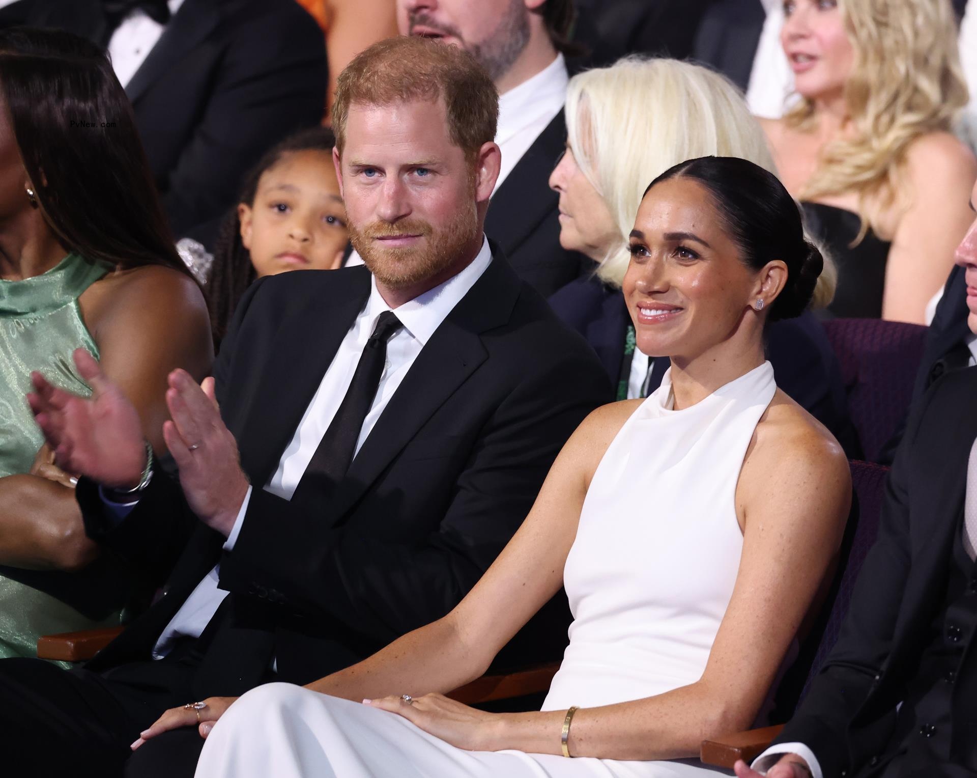 Prince Harry and Meghan Markle at the 2024 ESPY Awards.