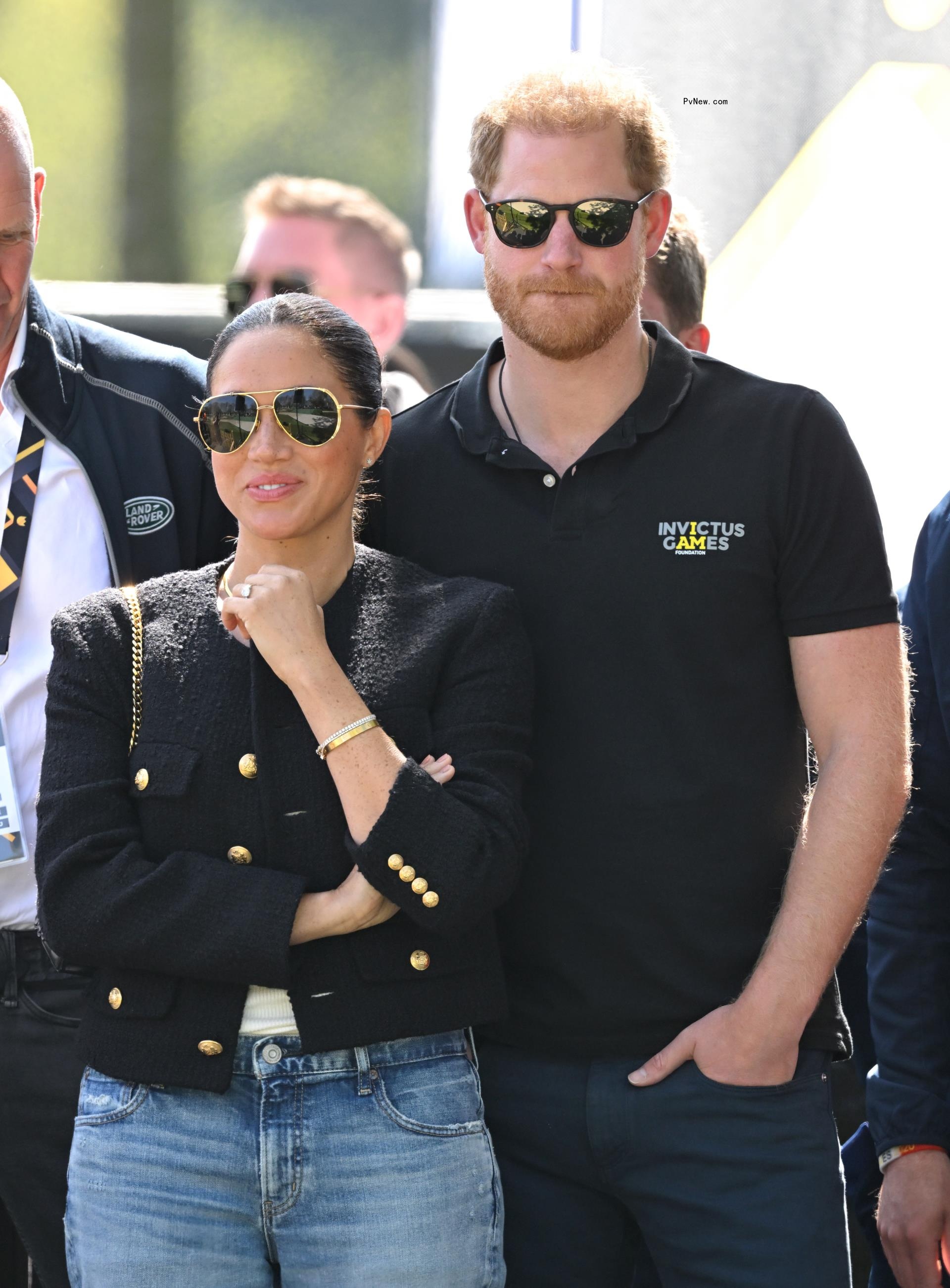 Prince Harry and Meghan Markle during the 2022 Invictus Games.