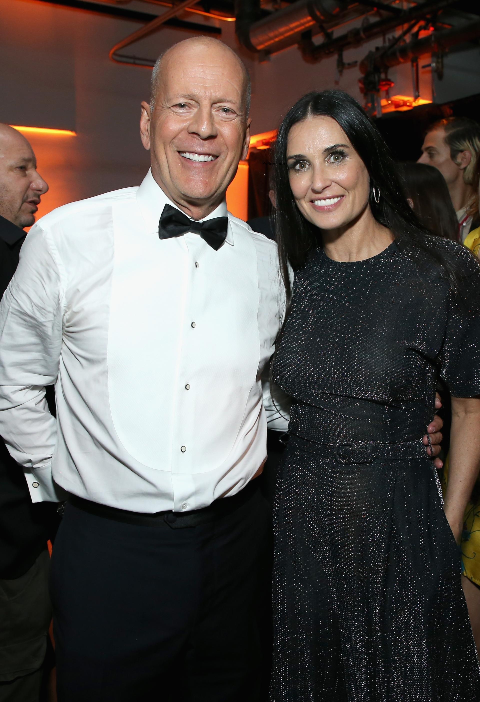 Bruce Willis and Demi Moore in 2018. 