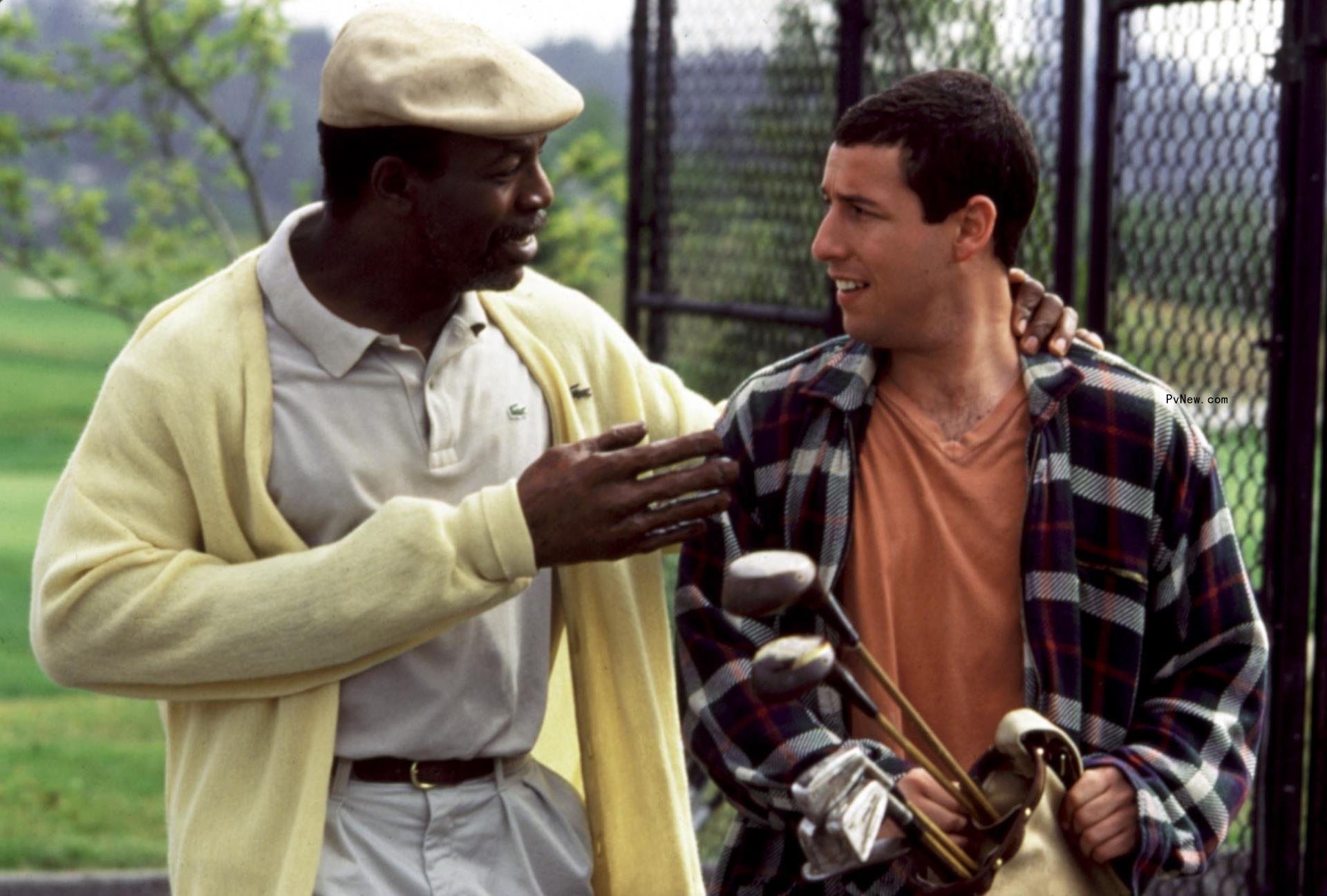 carl weathers and adam sandler in 