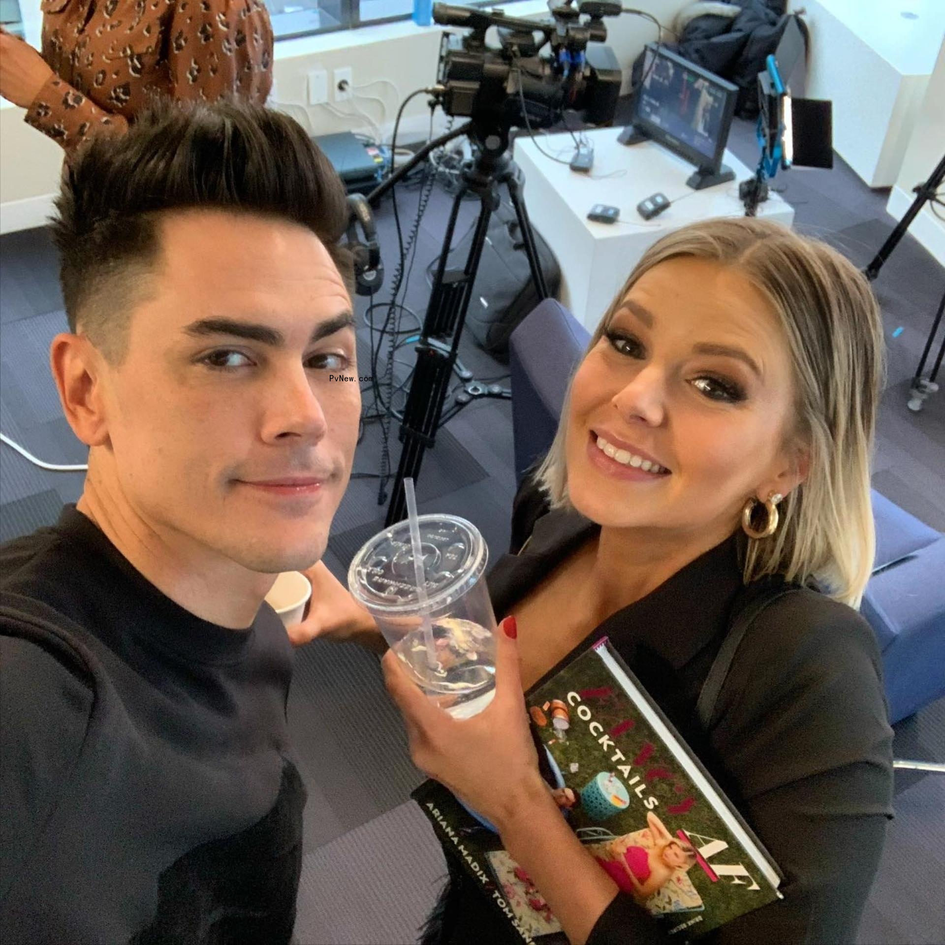 Ariana Madix and Tom Sandoval in an Instagram selfie