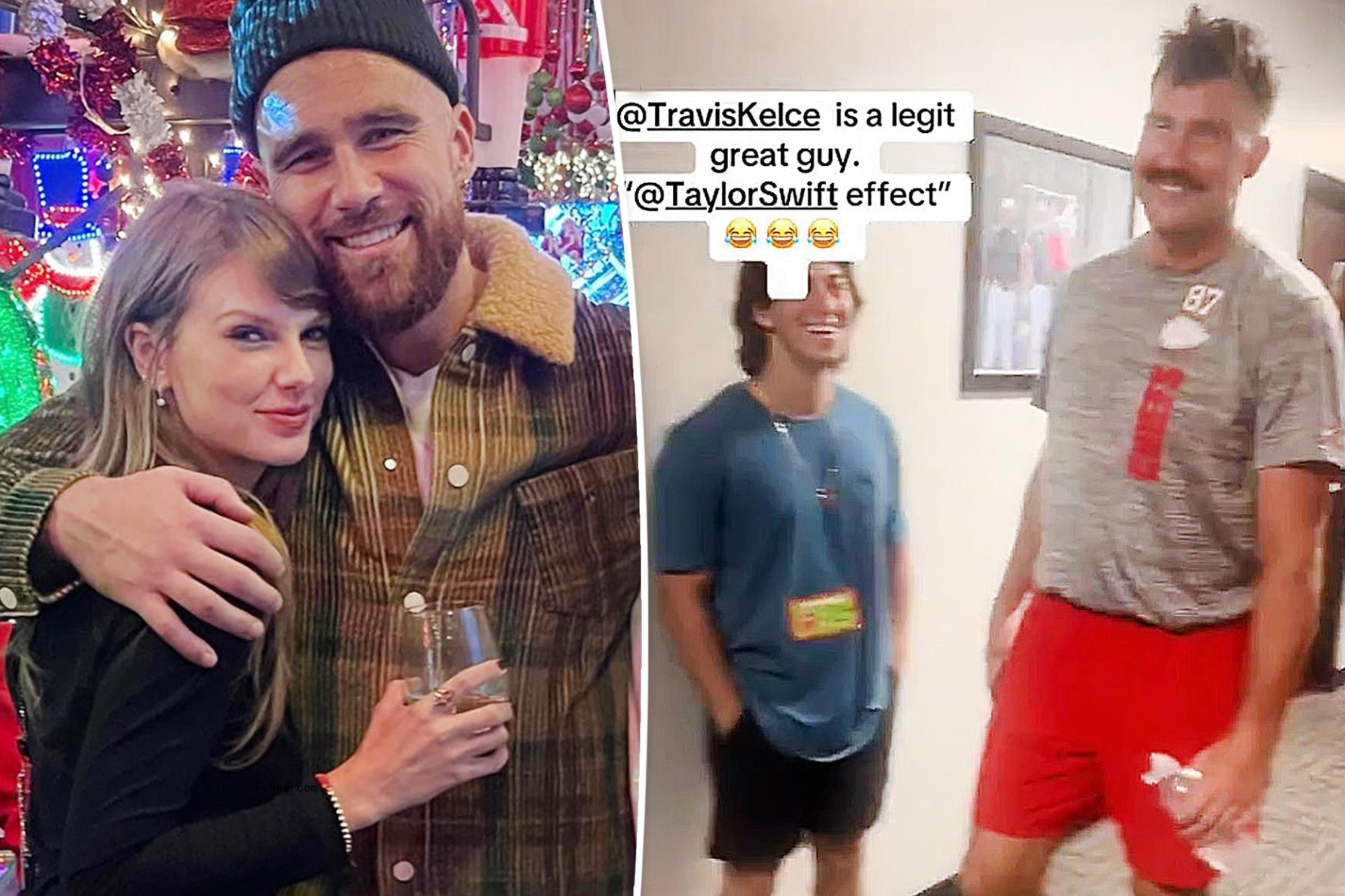 Travis Kelce jokes a<i></i>bout ‘Taylor Swift effect’ during Kansas City Chiefs training camp