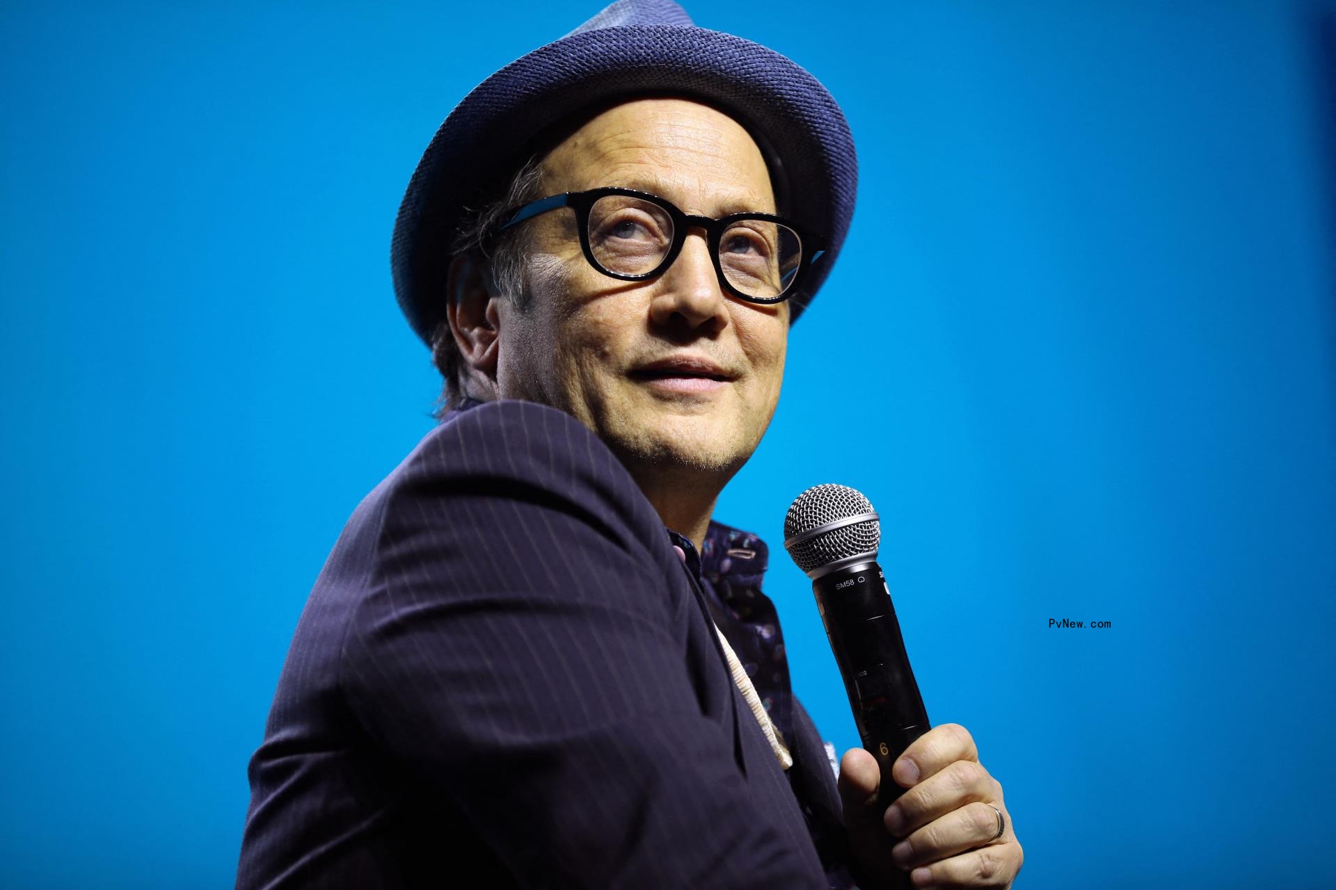 Rob Schneider performing at FreedomFest in July 2024.