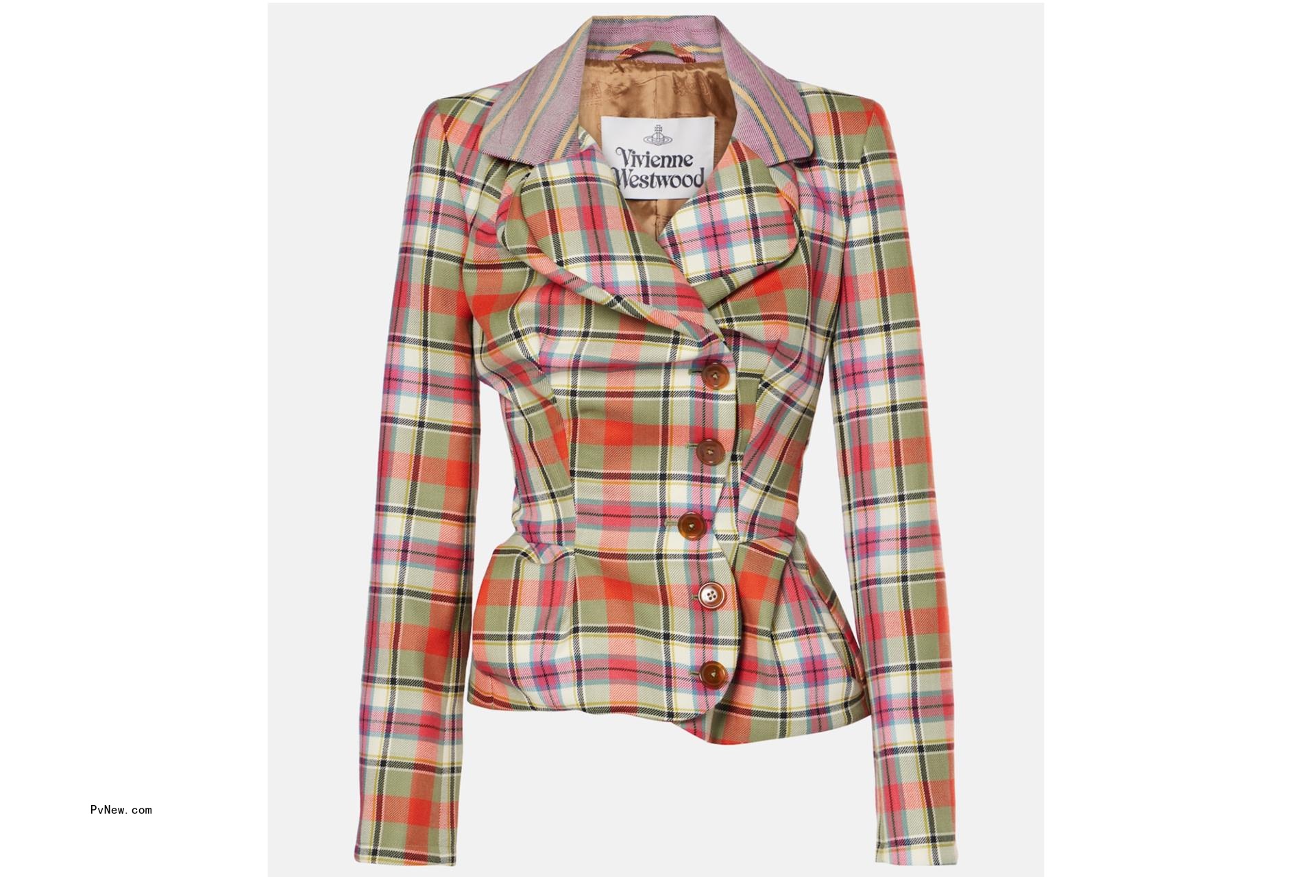 Vivienne Westwood Checked Wool Jacket