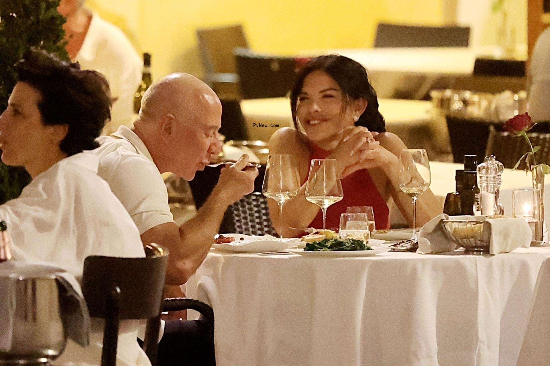 Jeff Bezos and Lauren Sanchez in Rome, Italy, in August 2024