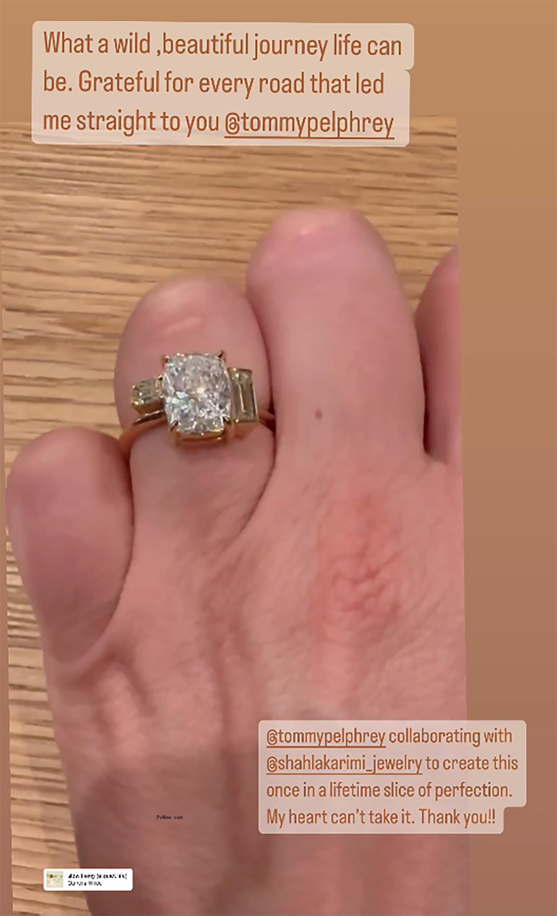 Kaley Cuoco's ring