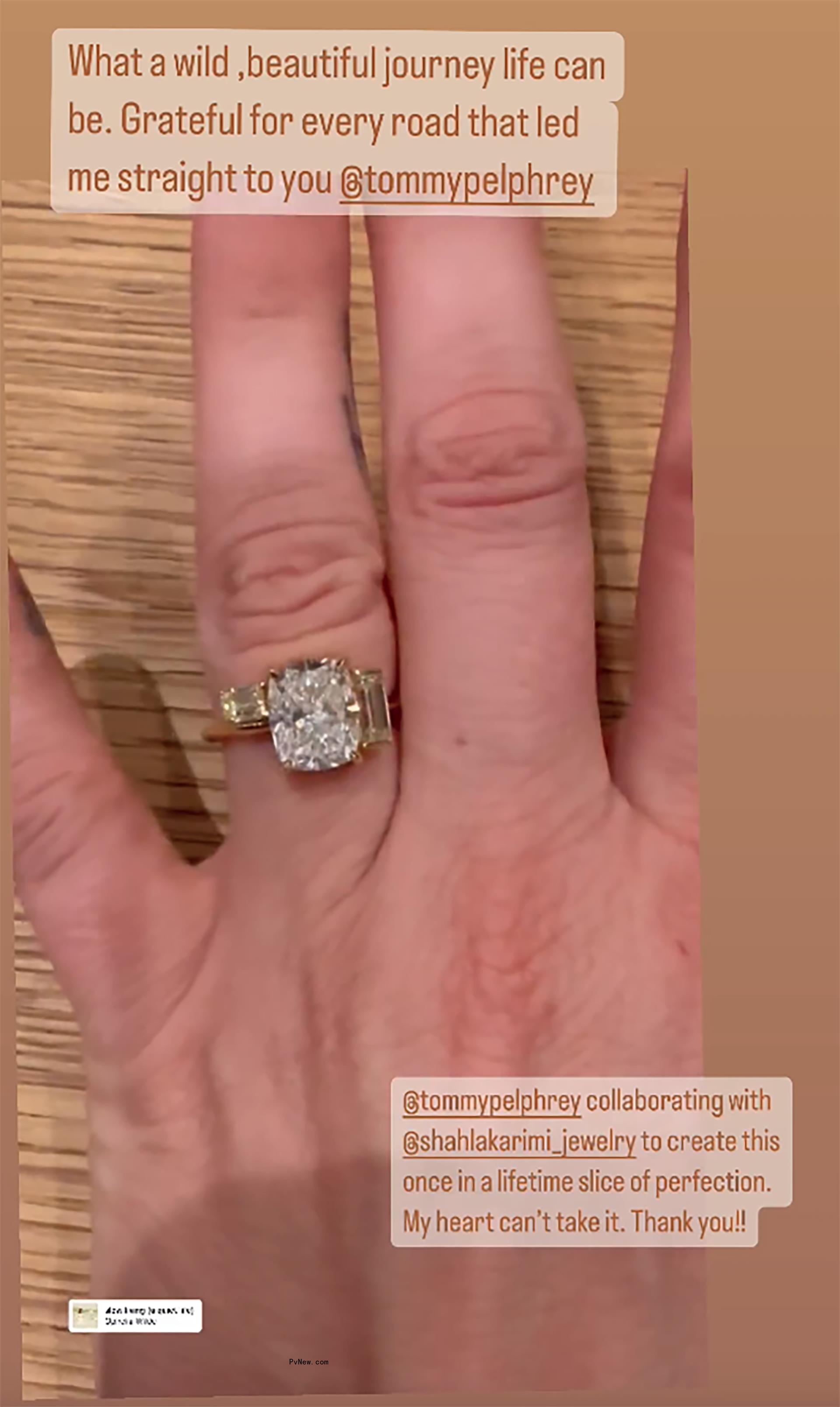 Kaley Cuoco's ring