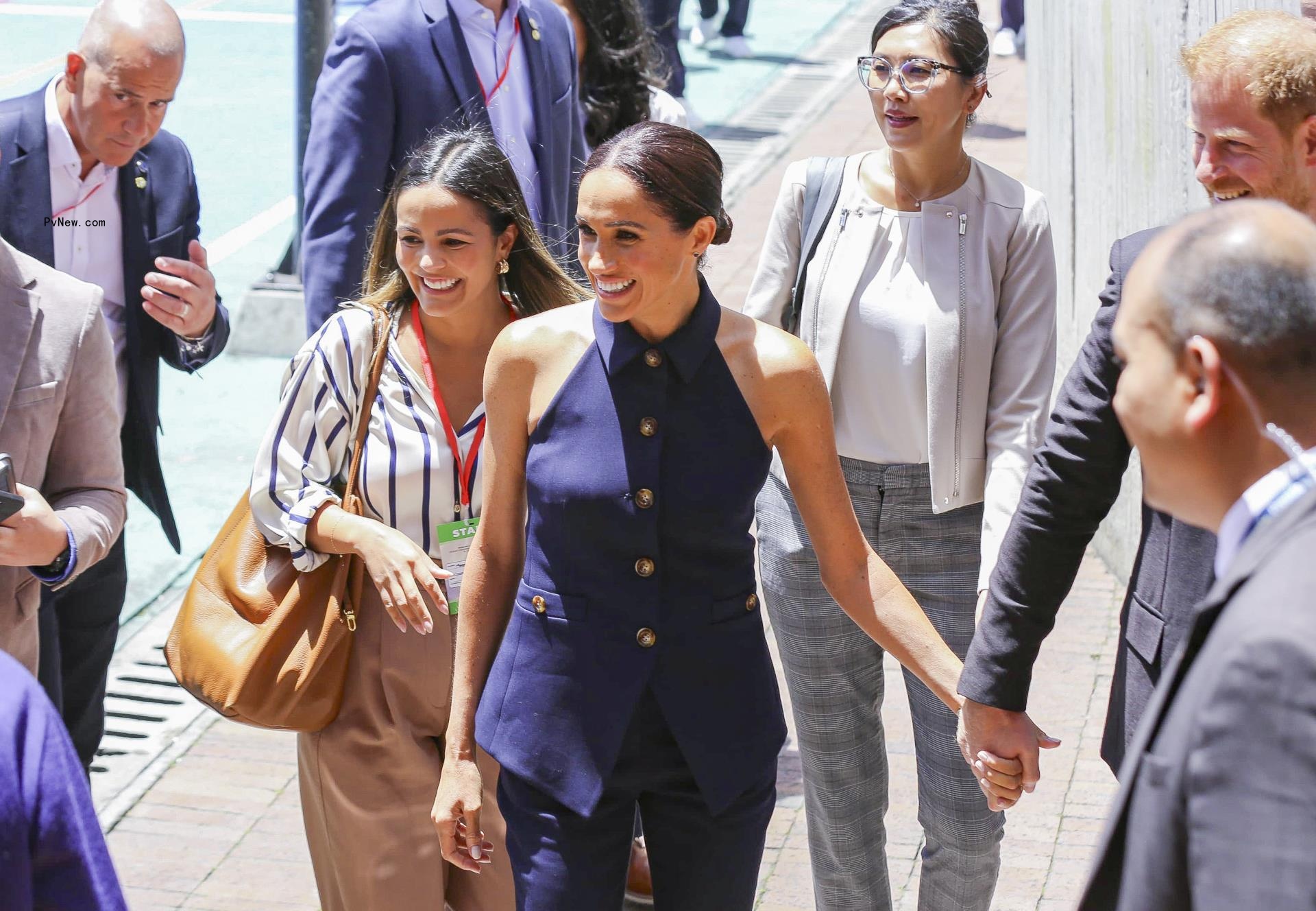 Meghan Markle and Prince Harry in Bogotá, Colombia, on August 15, 2024