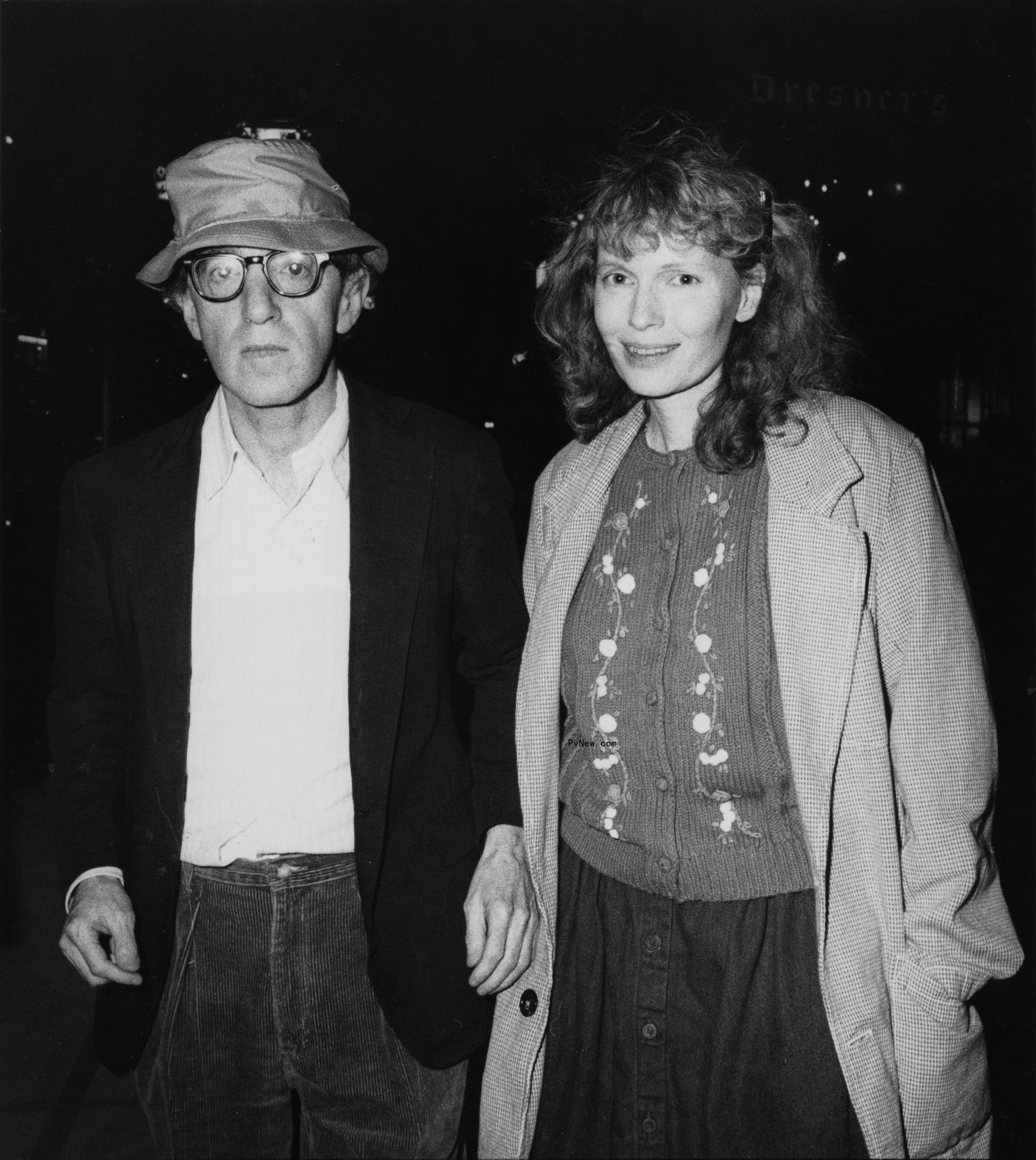 Woody Allen and Mia Farrow in 1986