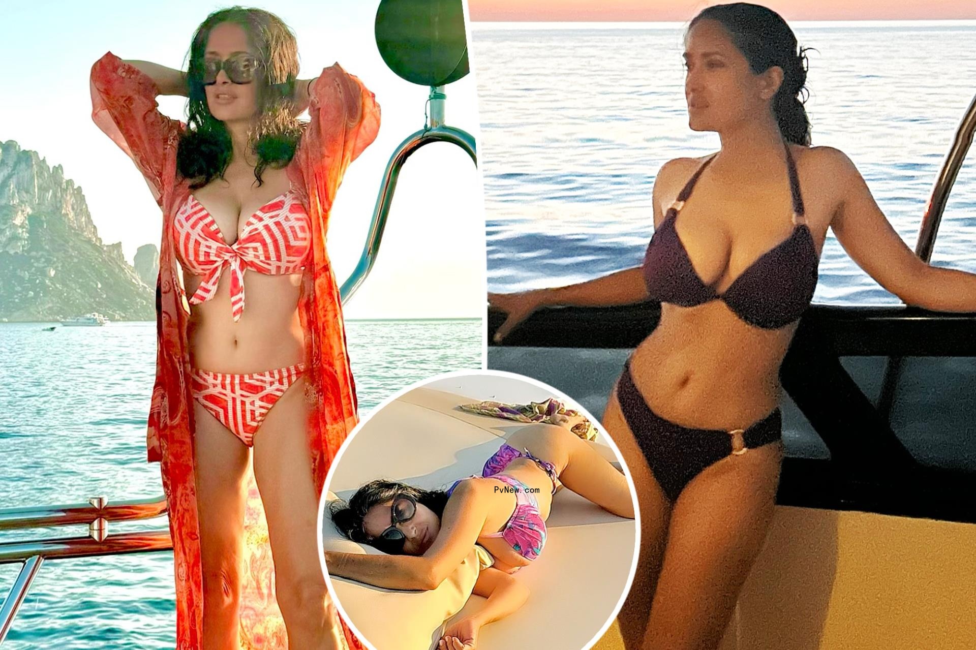 Salma Hayek celebrates 58th birthday with bikini photo dump: ‘None of these are throwbacks’