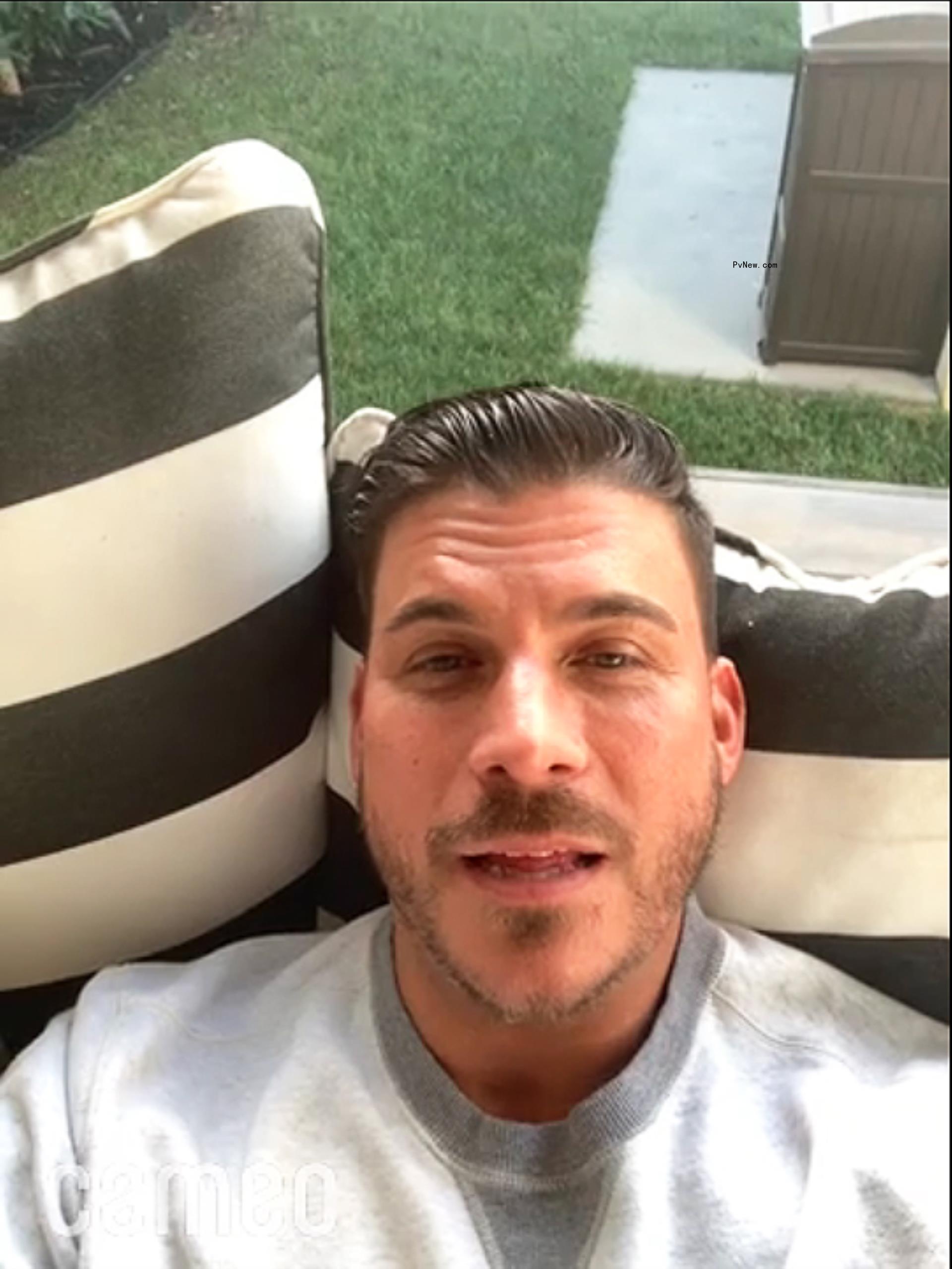 Jax Taylor in a selfie-style video