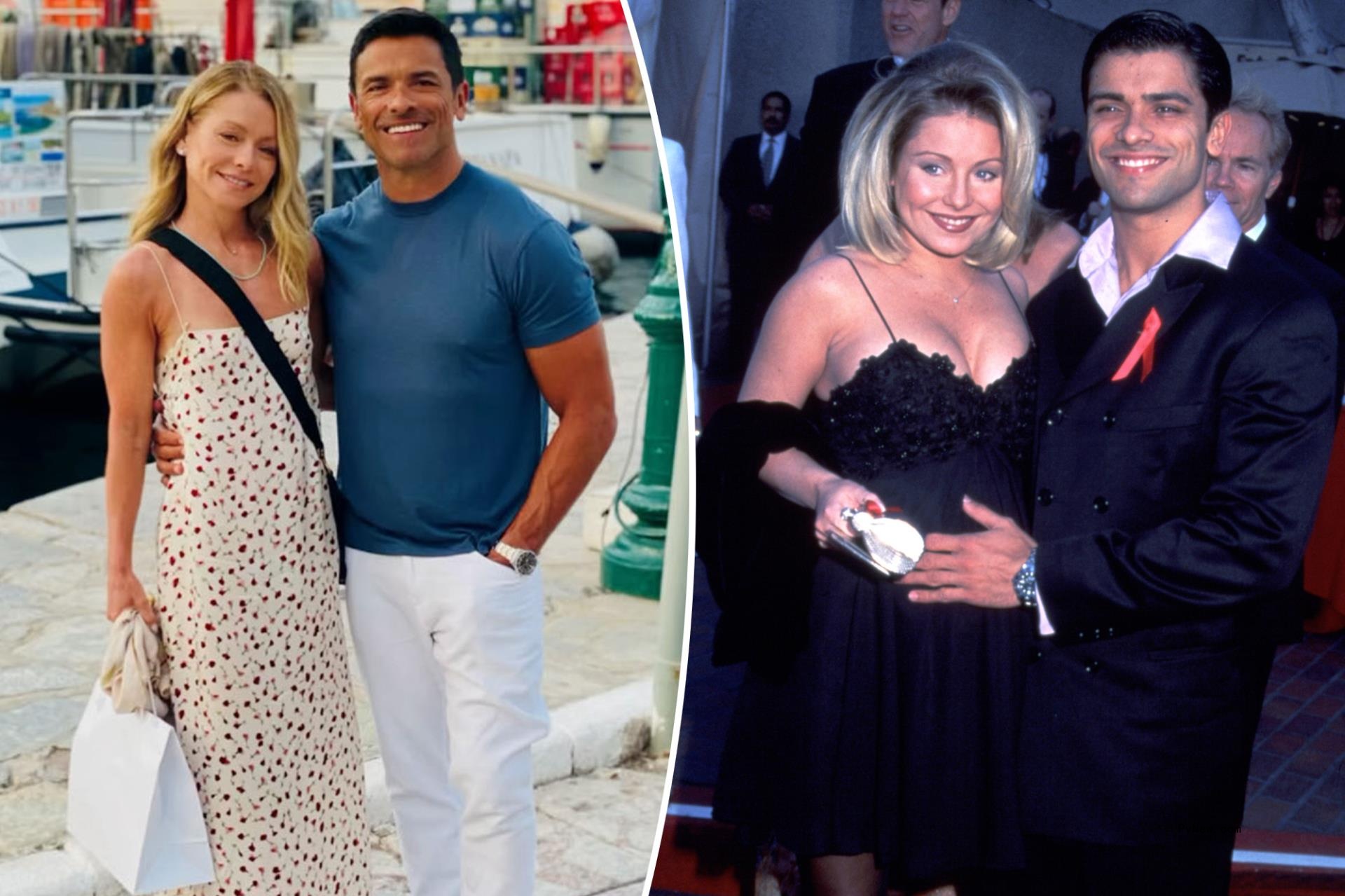 Kelly Ripa vents a<i></i>bout Mark Co<i></i>nsuelos getting fit as she gained 68 pounds during pregnancy: ‘He turned into Hercules’