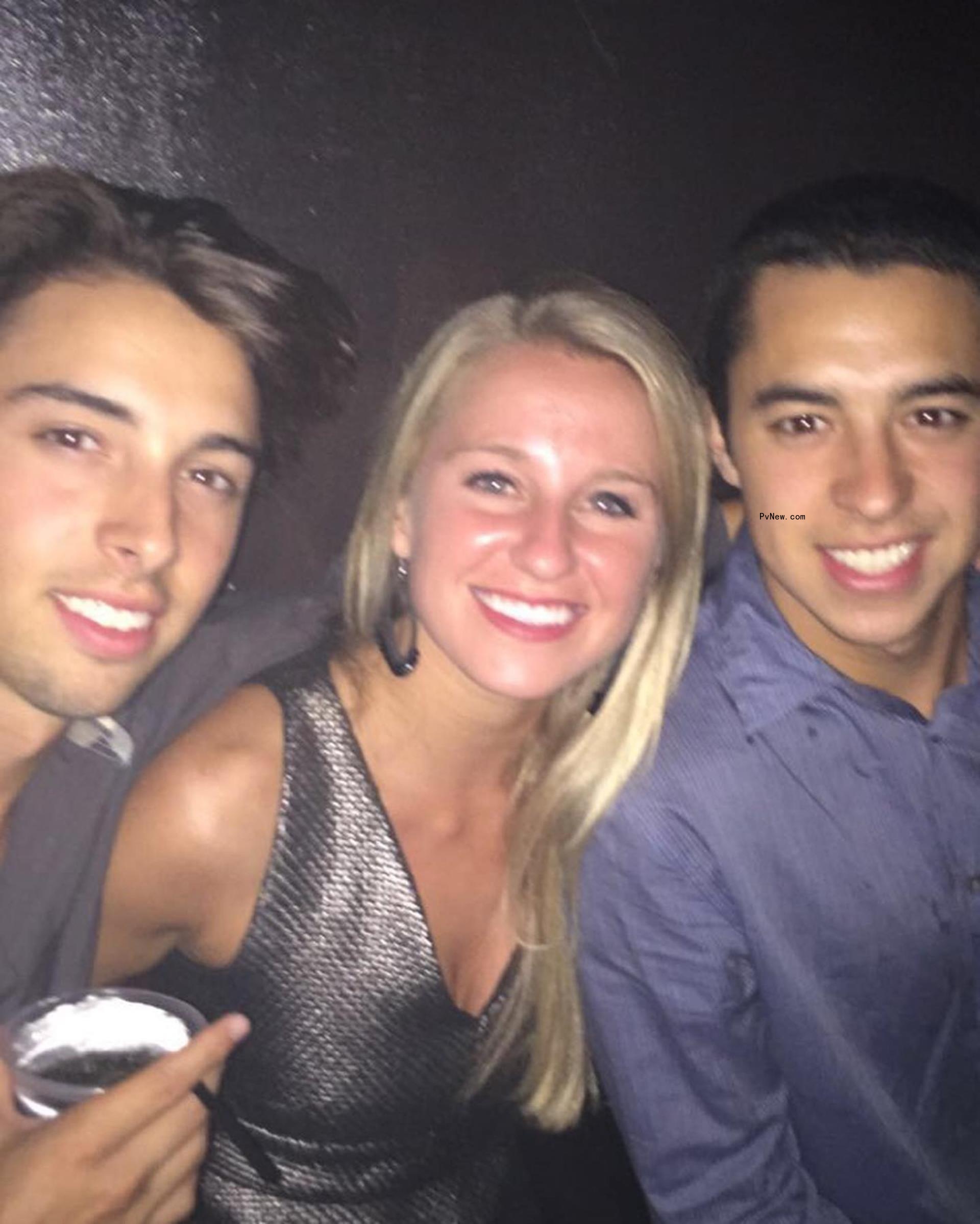 Matthew Gaudreau and his wife Madeline with his brother Johnny. 