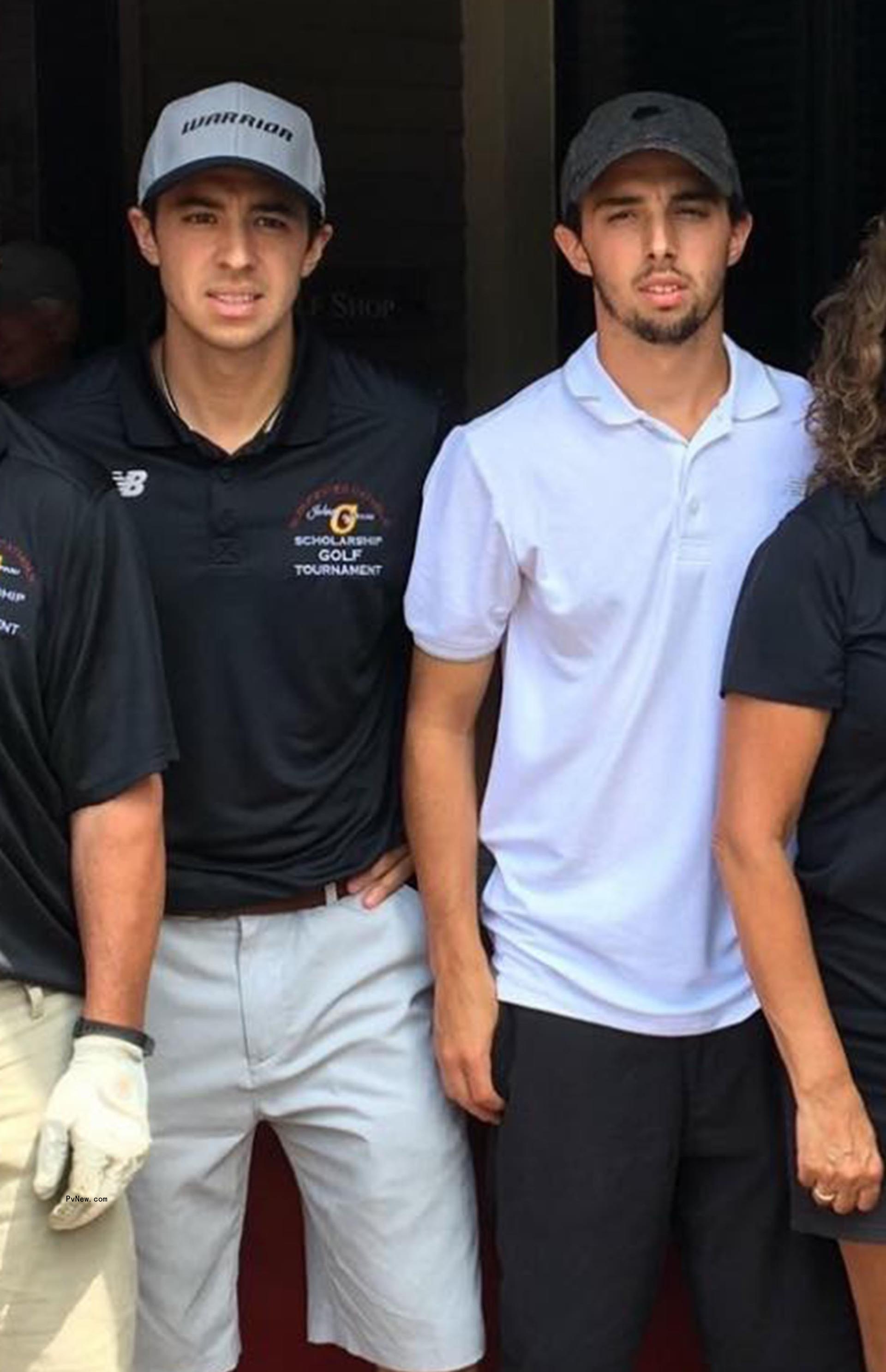 Matthew Gaudreau and his brother Johnny Gaudreau. 