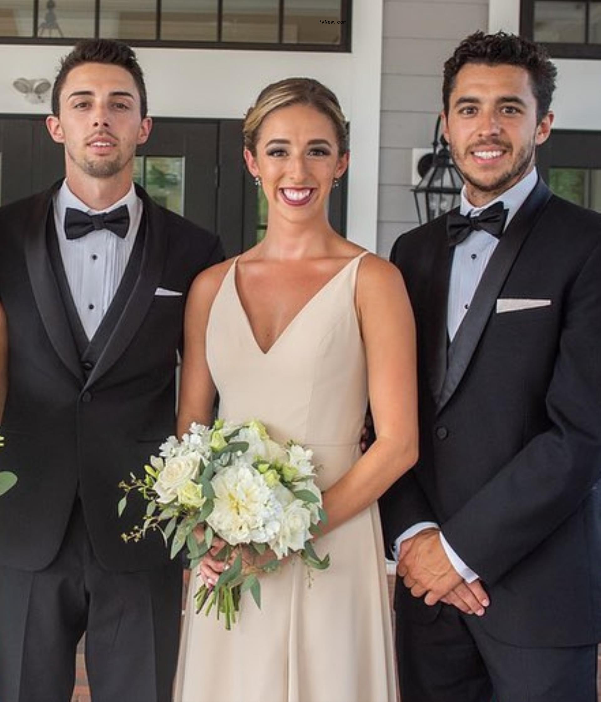 Matthew and Johnny Gaudreau with their sister Katie. 