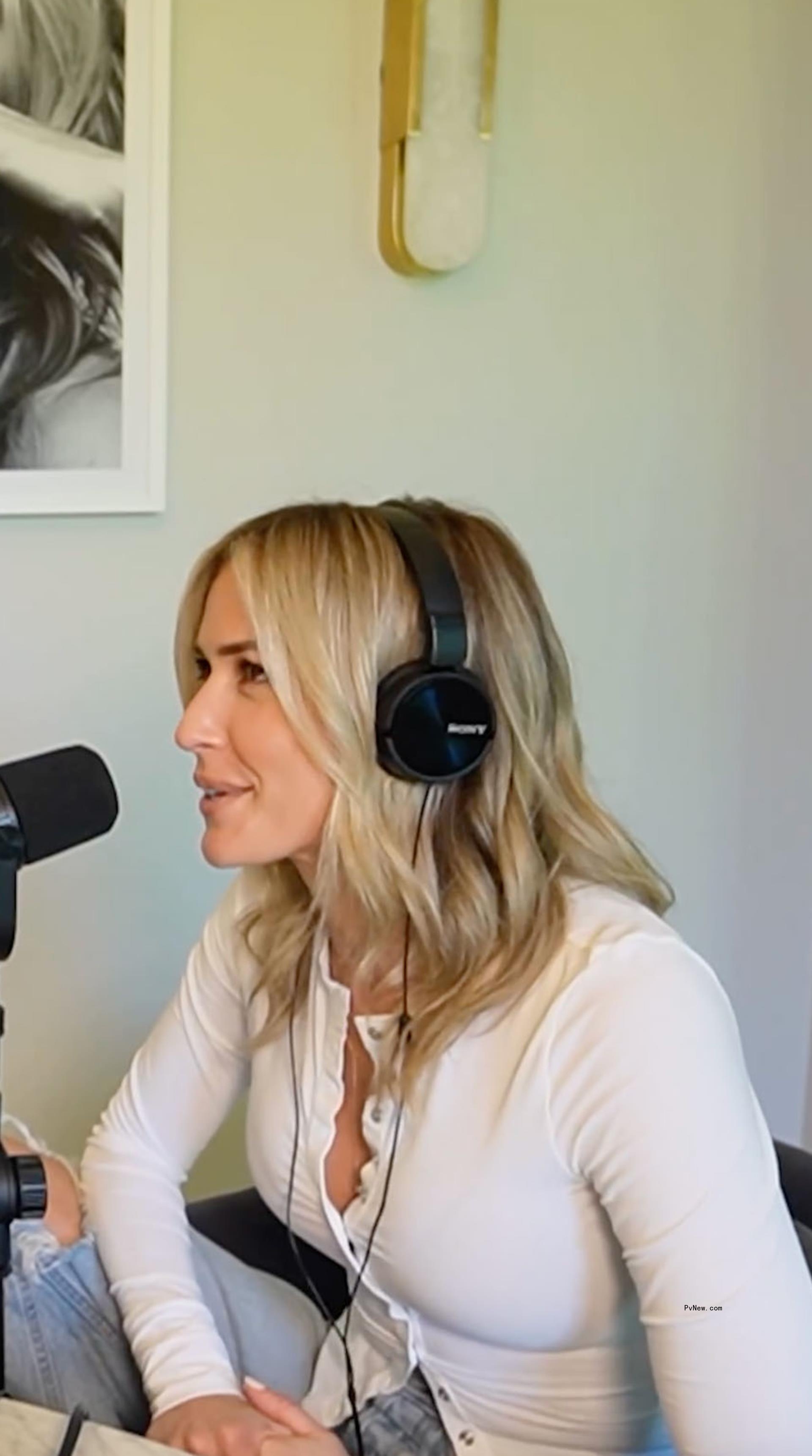 Kristin Cavallari on her podcast.