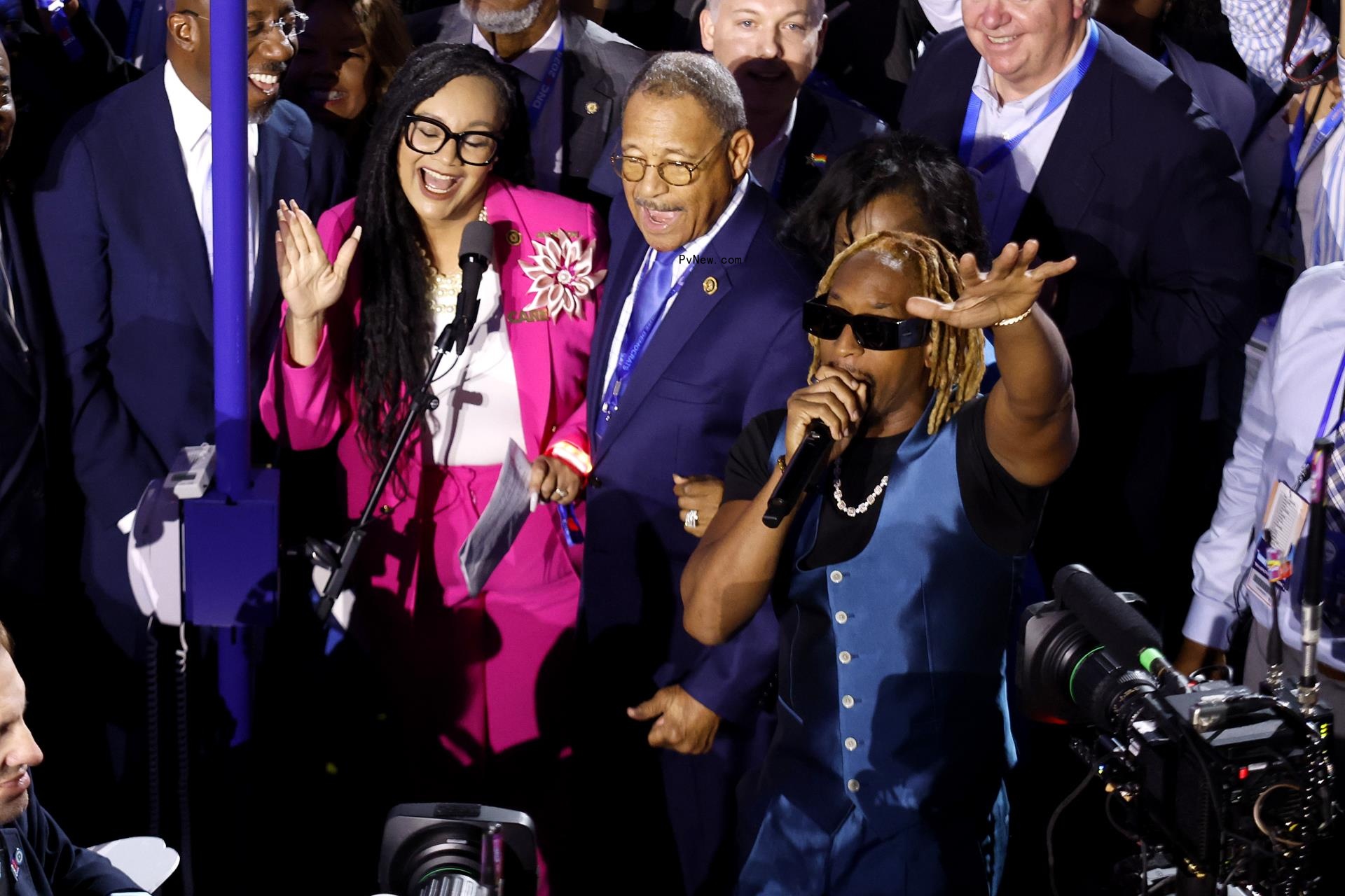 How a Lil Jon ‘To the Walz’ Viral Fan Meme Led to the Rapper Becoming a Surprise Star of the Democratic Natio<i></i>nal Convention