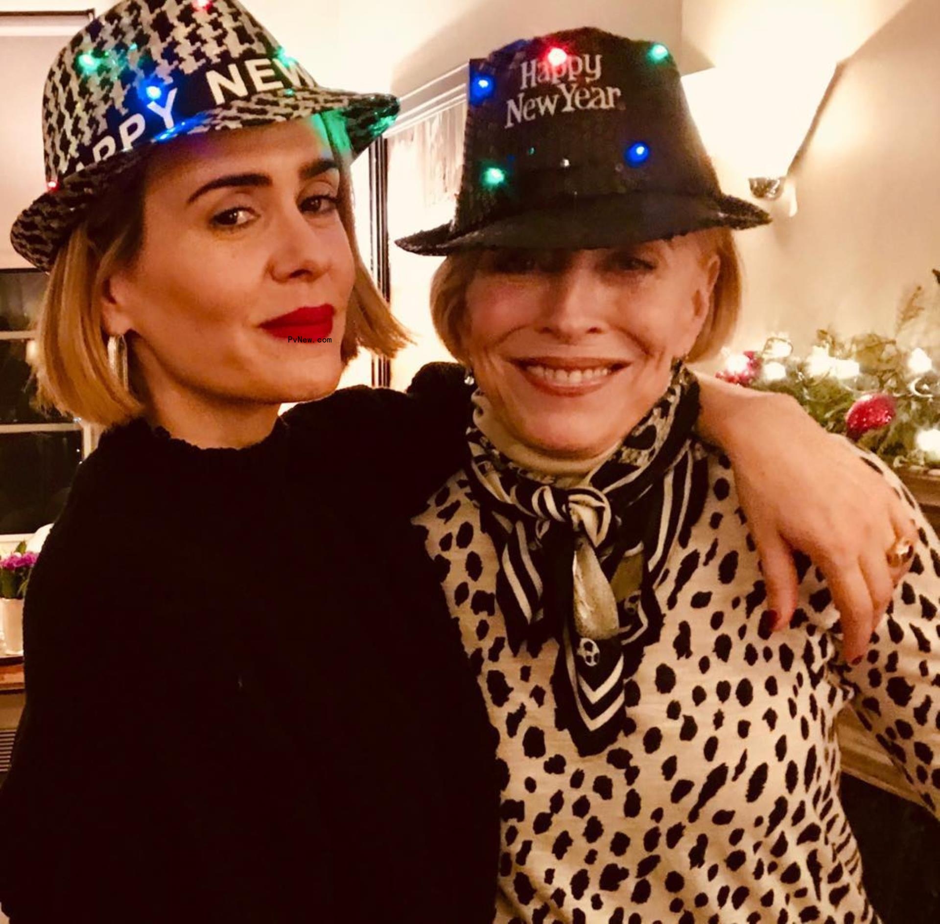 Holland Taylor and Sarah Paulson in New Year's Eve Instagram post