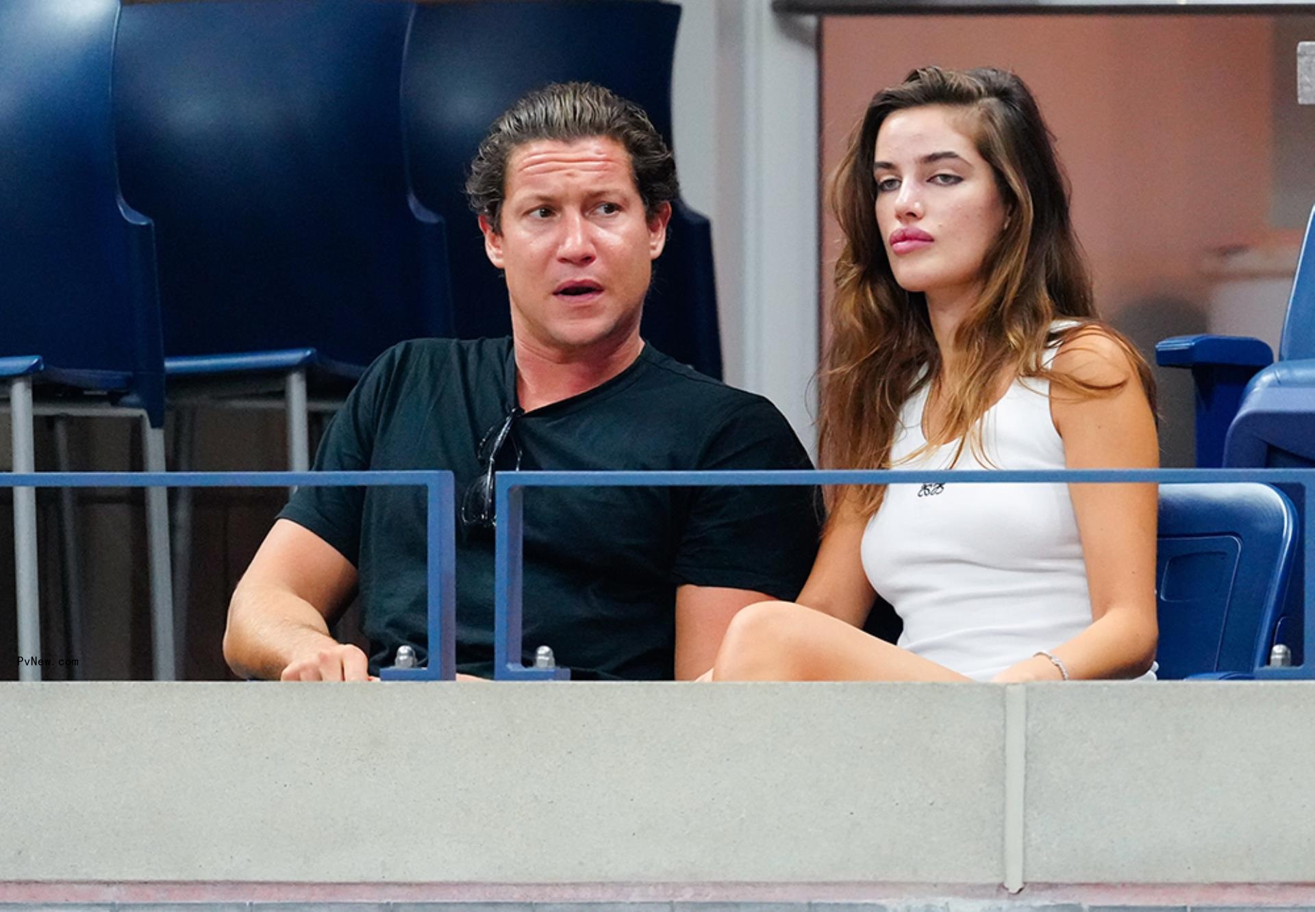 Vito Schnabel and Helena Althof at the 2023 US Open. 