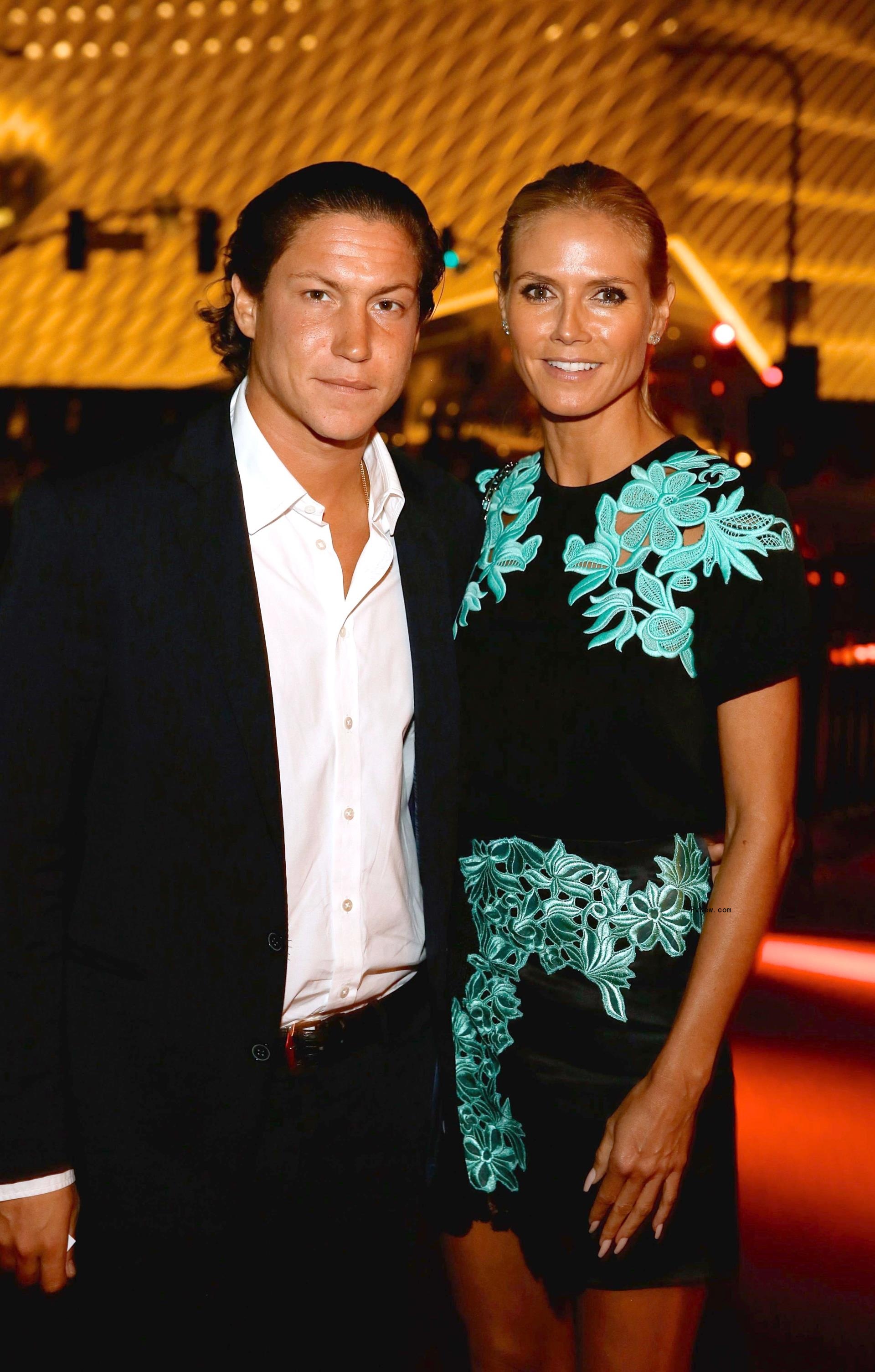 Vito Schnabel and Heidi Klum in 2015. 