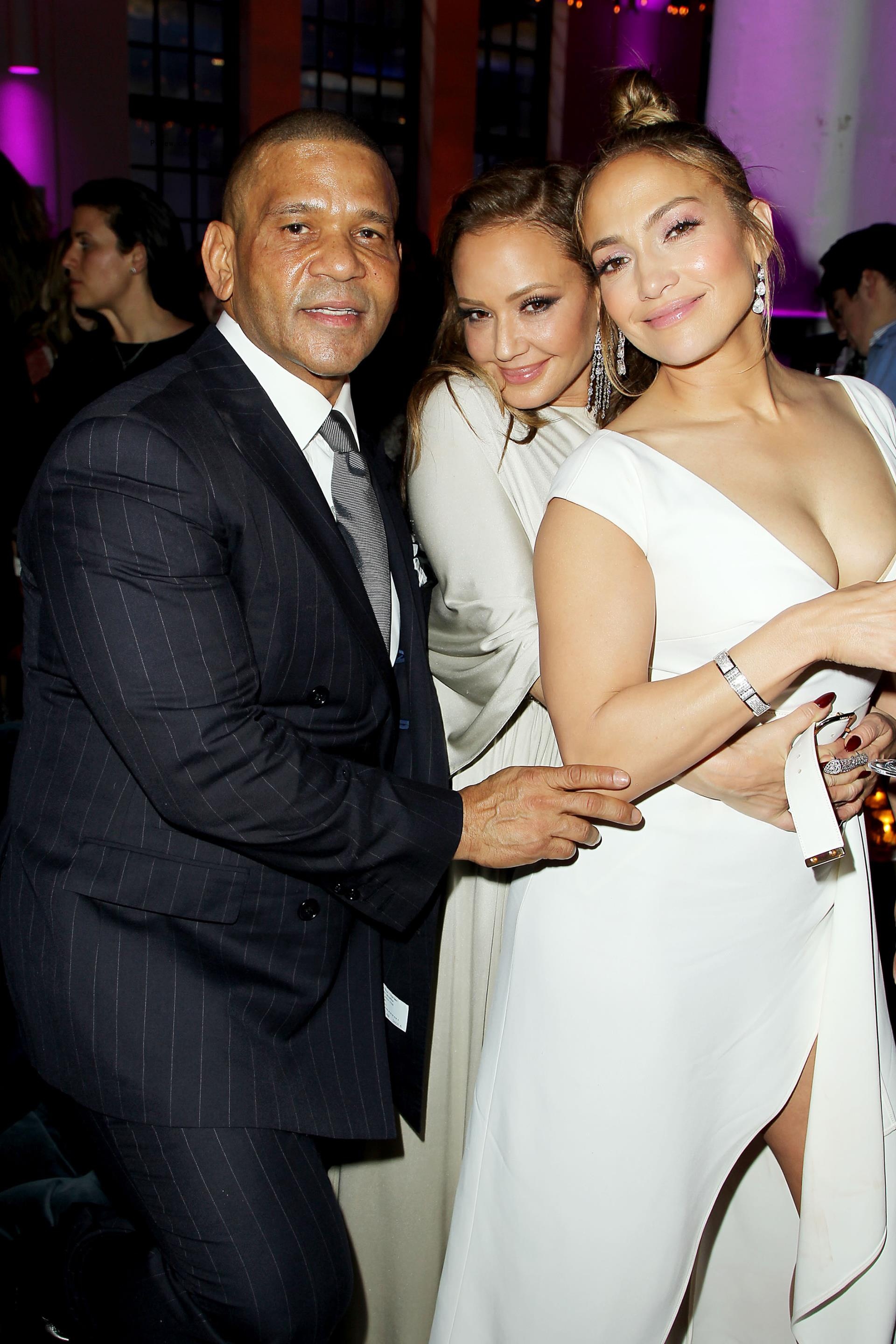 Benny Medina, Leah Remini, Jennifer Lopez. 