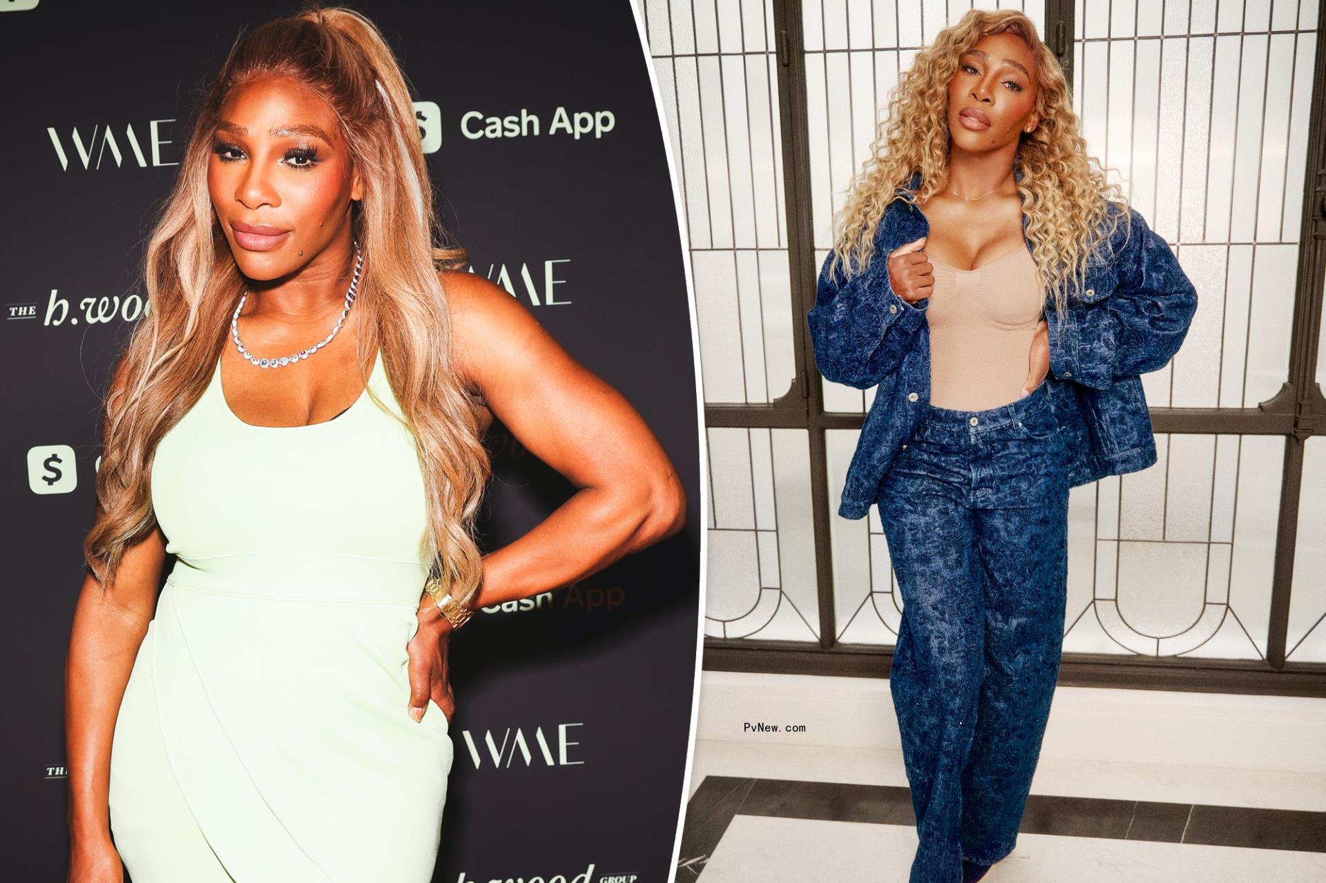 Serena Williams claps back at critics in double denim: ‘100% real forehead to toe’